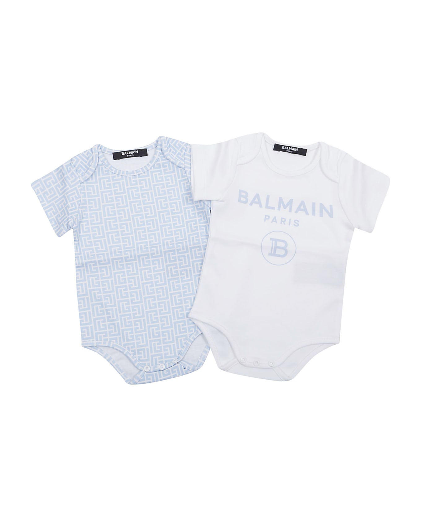 Balmain Body Gift Pack - Balmain Kids TEEN logo-plaque cropped blazer Neutrals