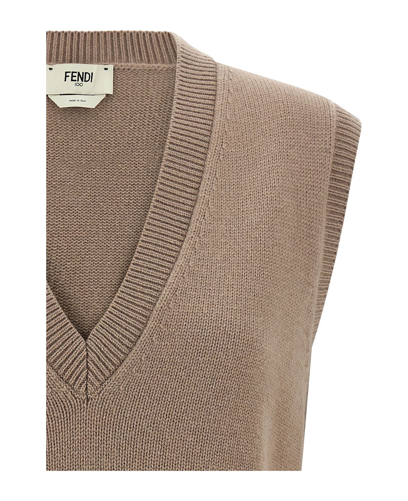 Fendi Cashmere Vest - Beige