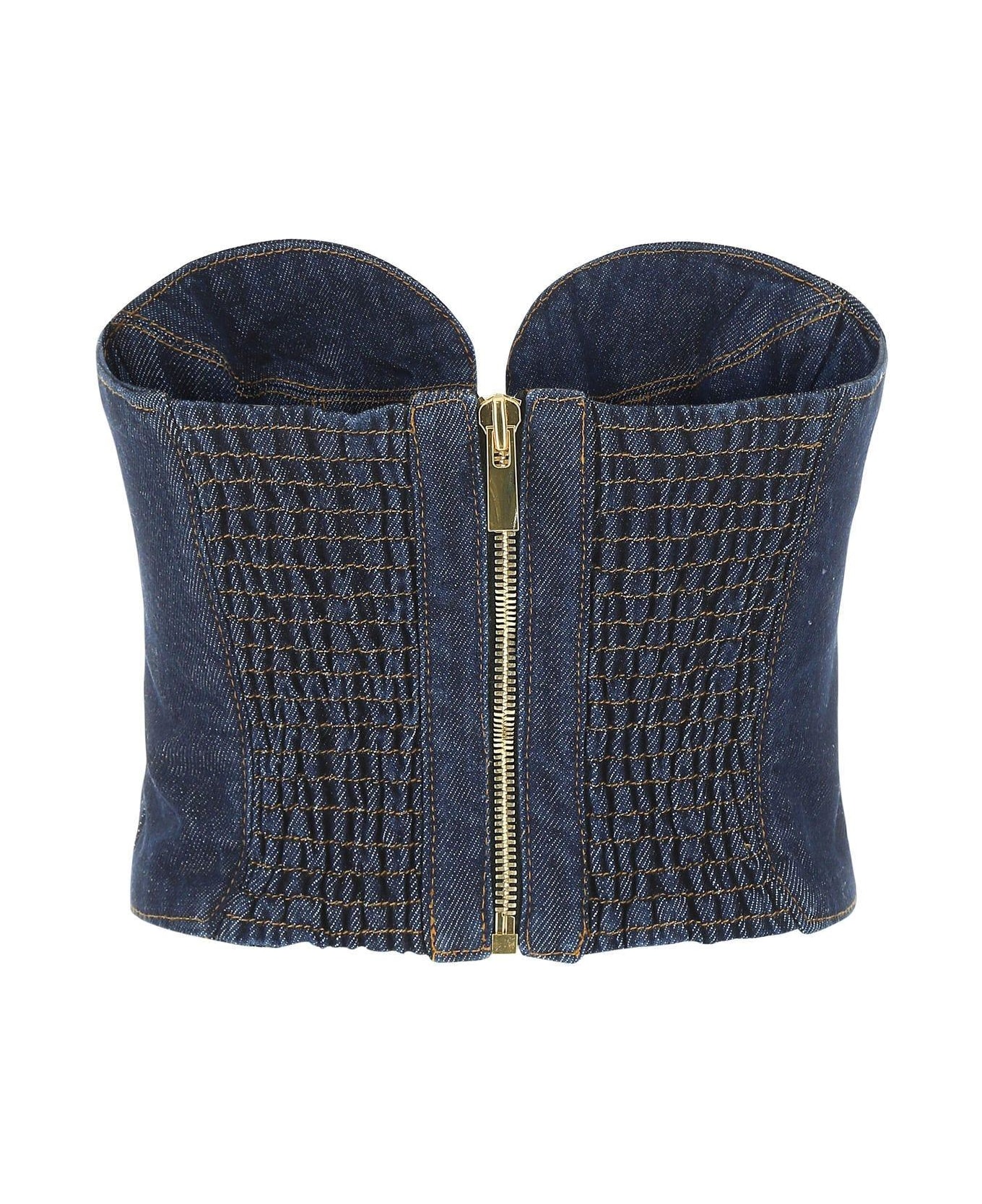 Magda Butrym Denim Bodice - DENIM