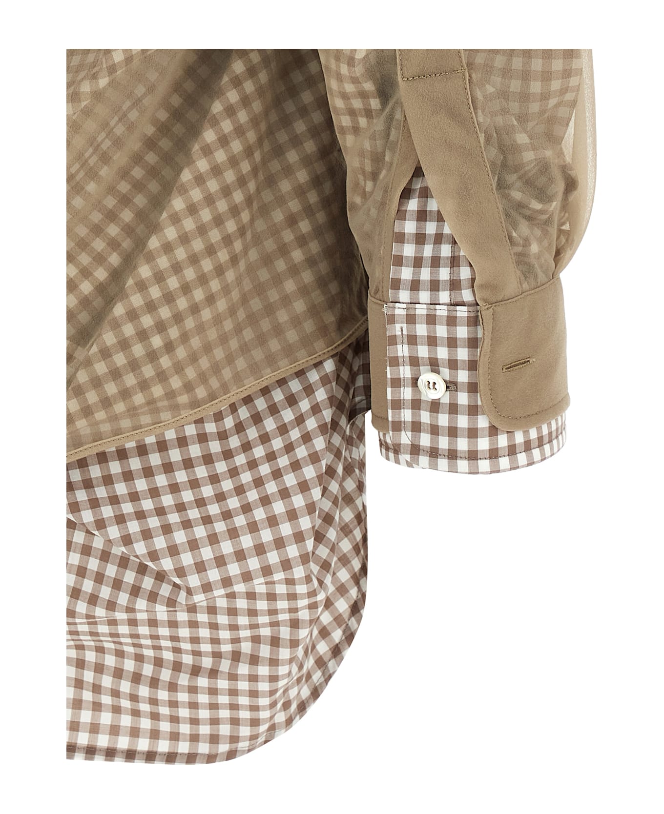 Maison Margiela Multilayer Shirt - Brown