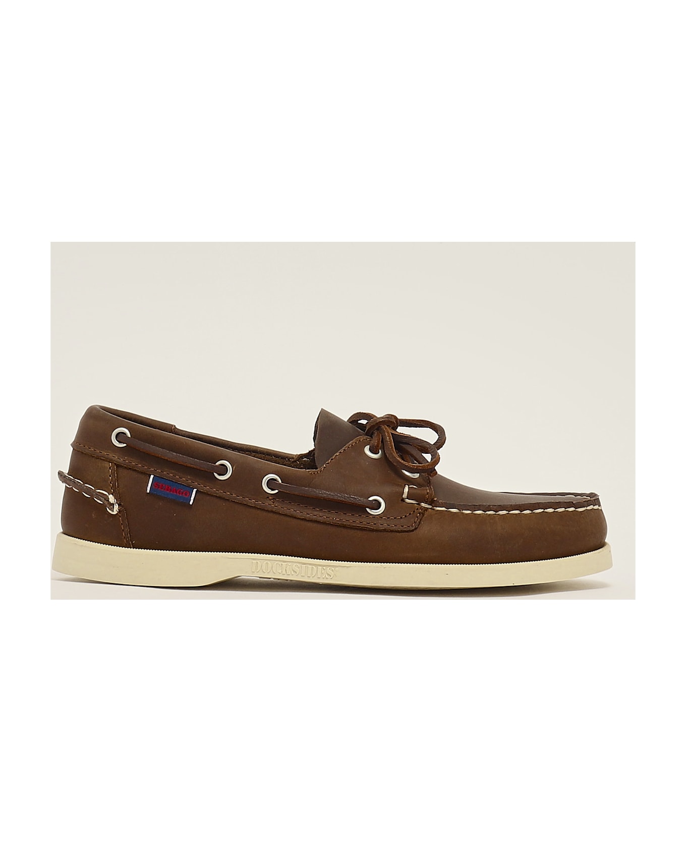 Sebago Dockside Portland Pelle Oliata Budu Loafers - MARRONE