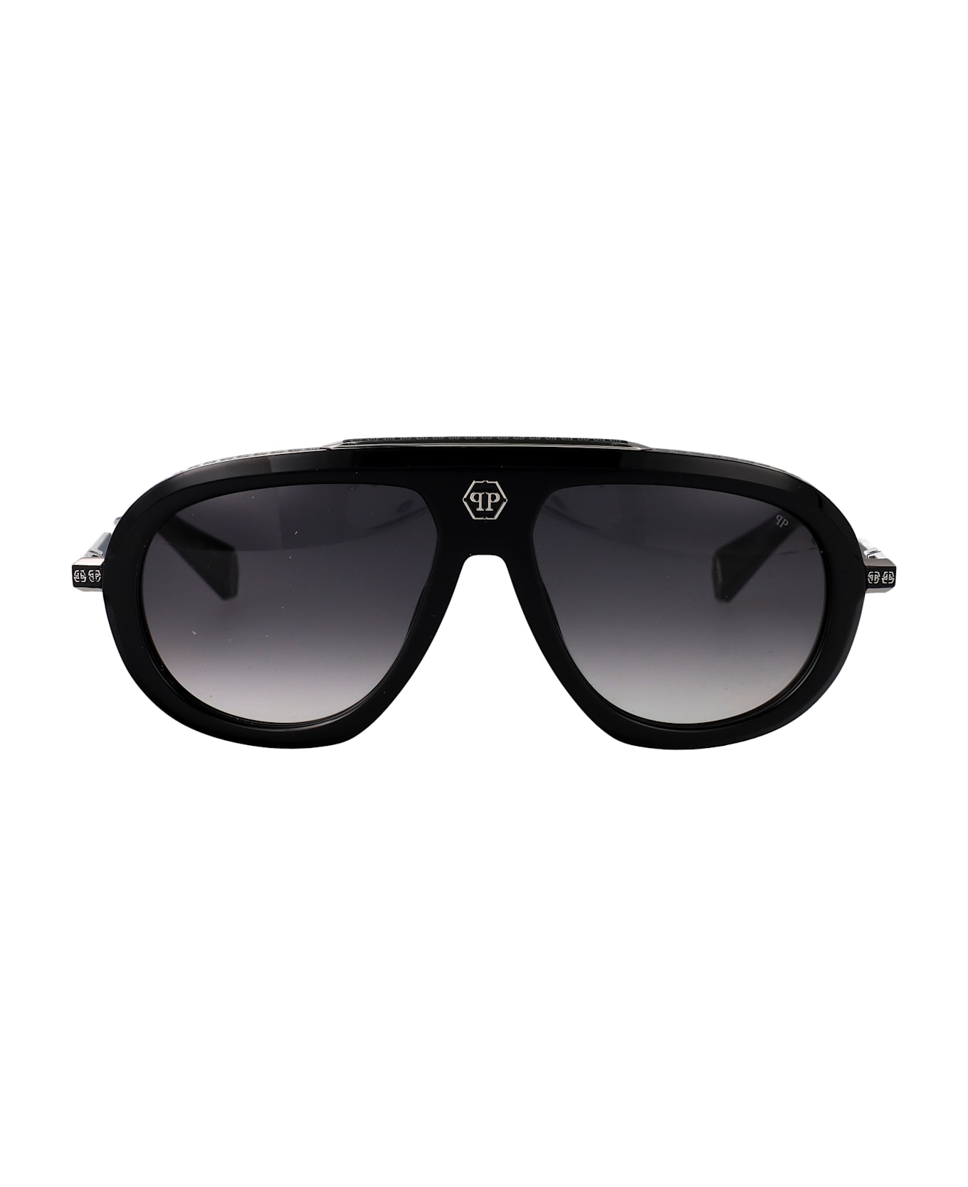 Philipp Plein Legacy Sunglasses - NERO LUCIDO