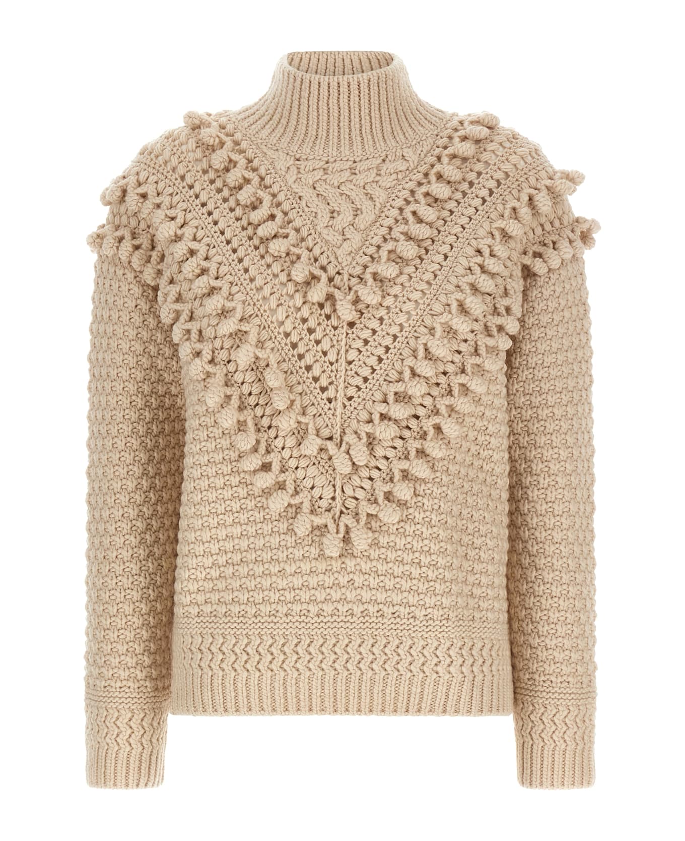 Zimmermann 'hypnotic Bauble' Sweater - Beige