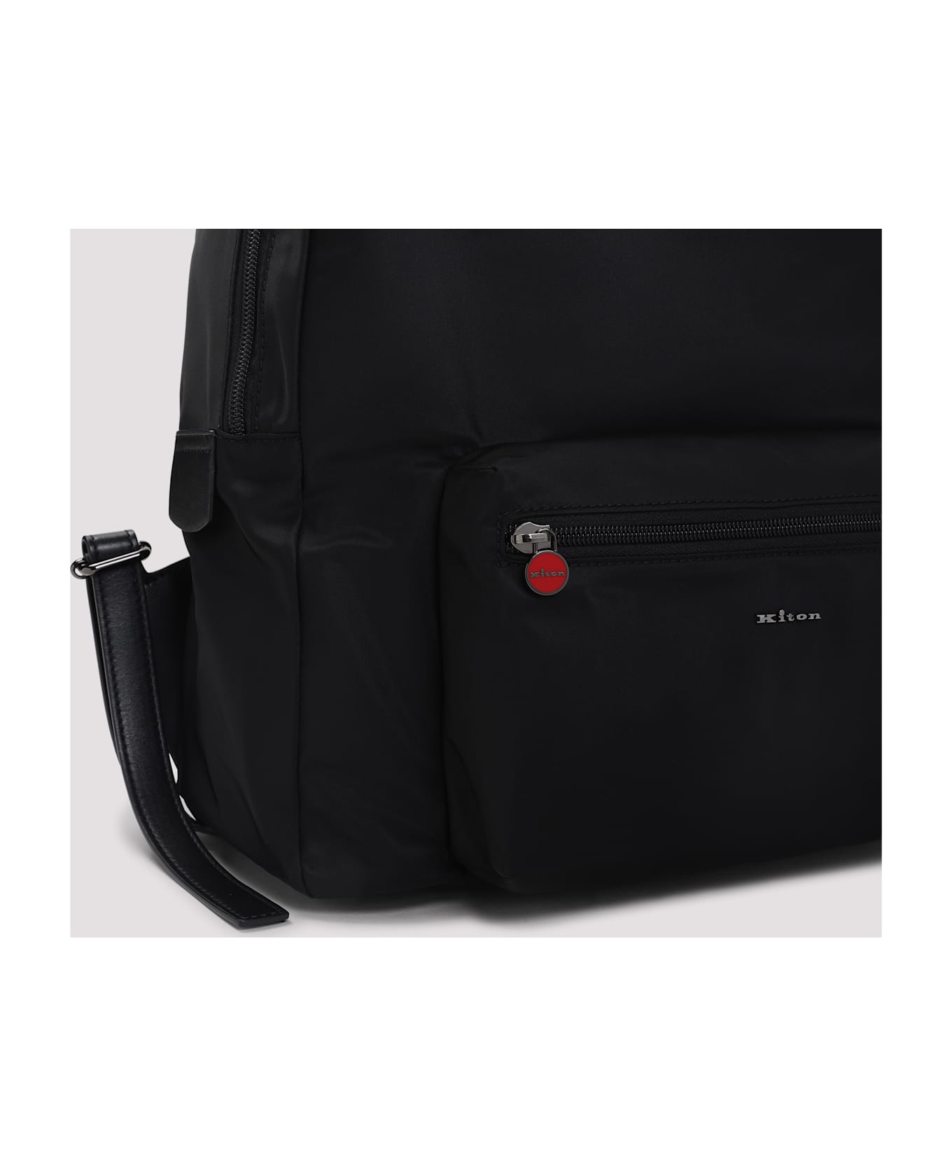 Kiton Polyamide Backpack - Black