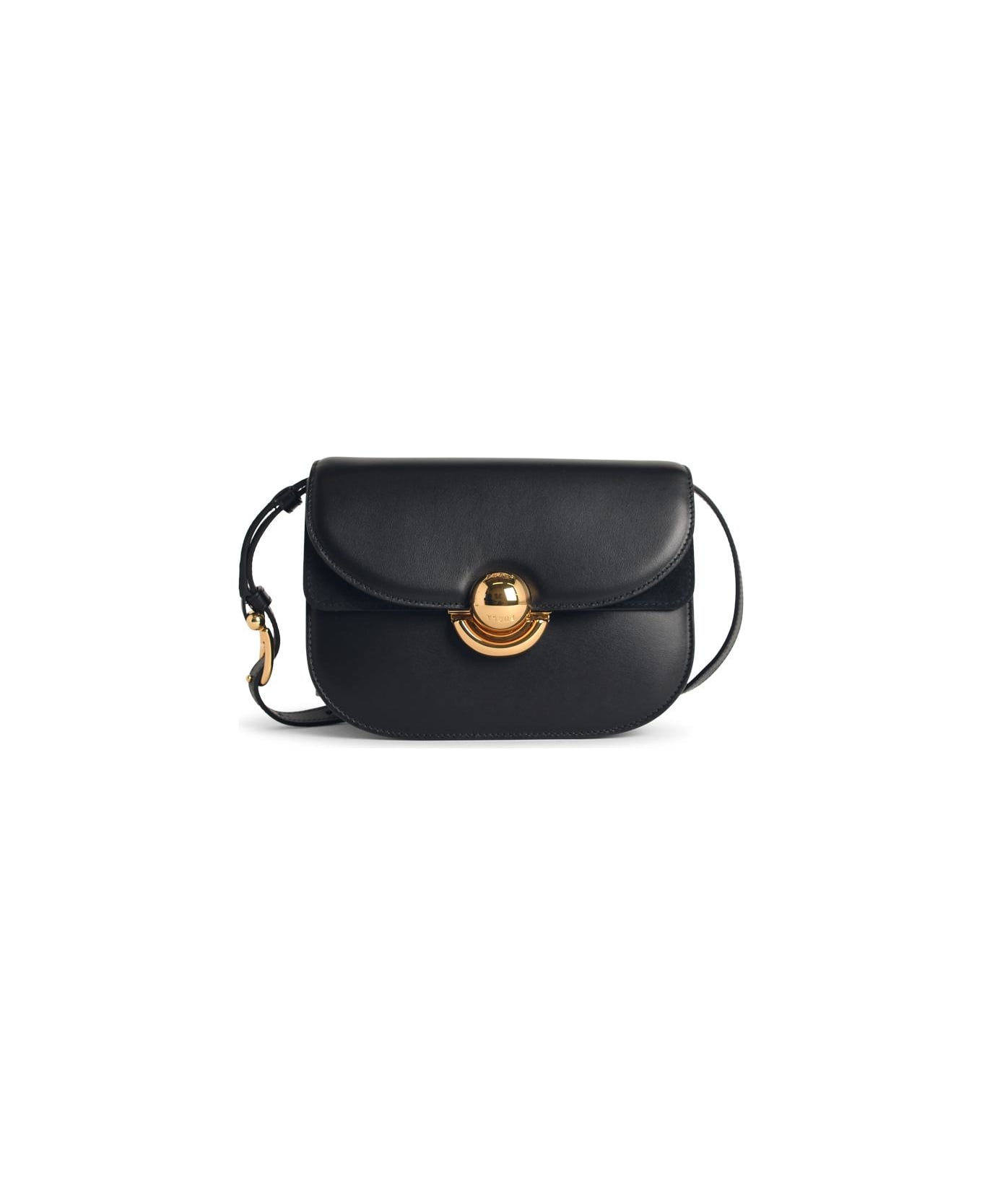 Furla 'sfera' Mini Bag In Black Leather - black