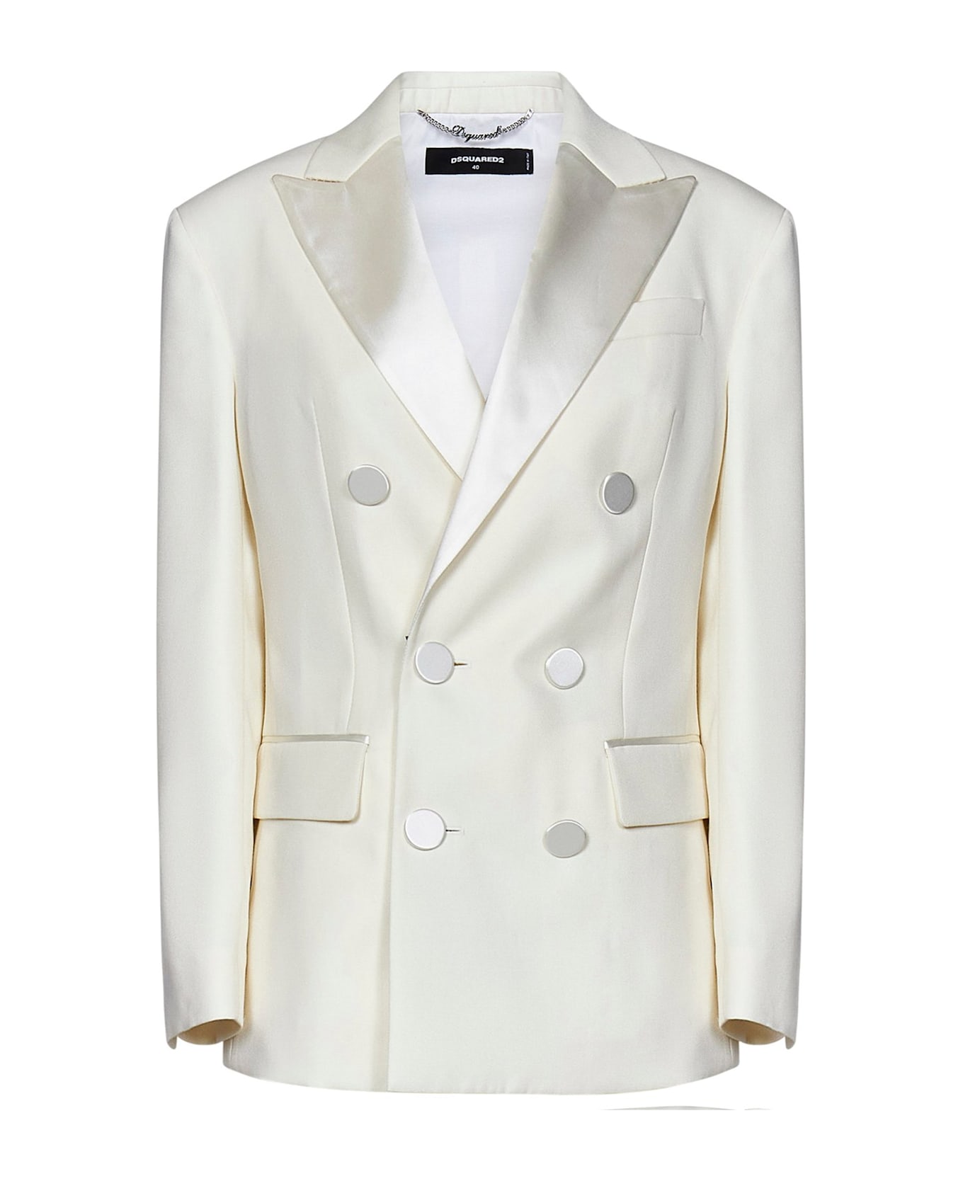 Dsquared2 Boston Double-breasted Satin Suit | italist