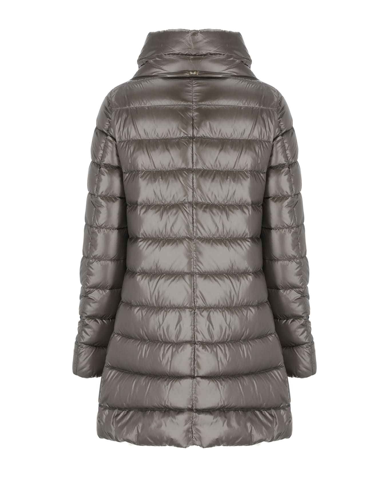 Herno Grey 200 G Ultralight Nylon Amilia Coat - Grey