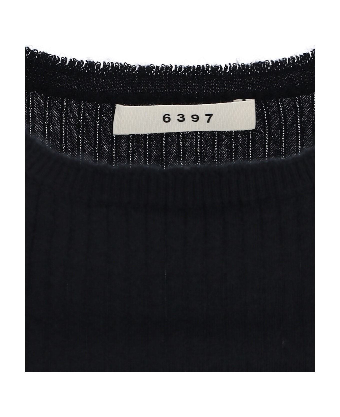 6397 Knitted Tank Top - Black  