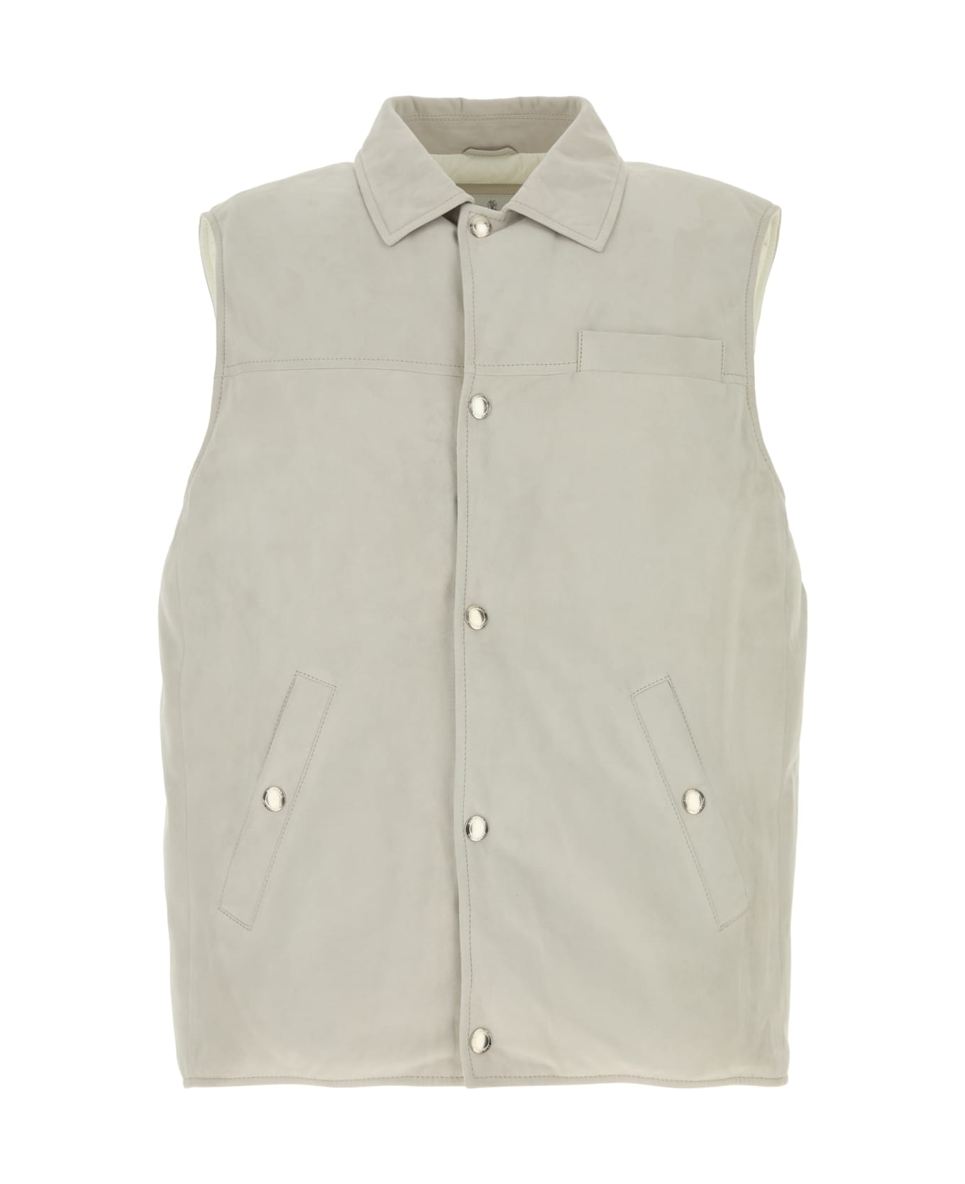 Brunello Cucinelli Gilet Imbottito In Pelle - C4245