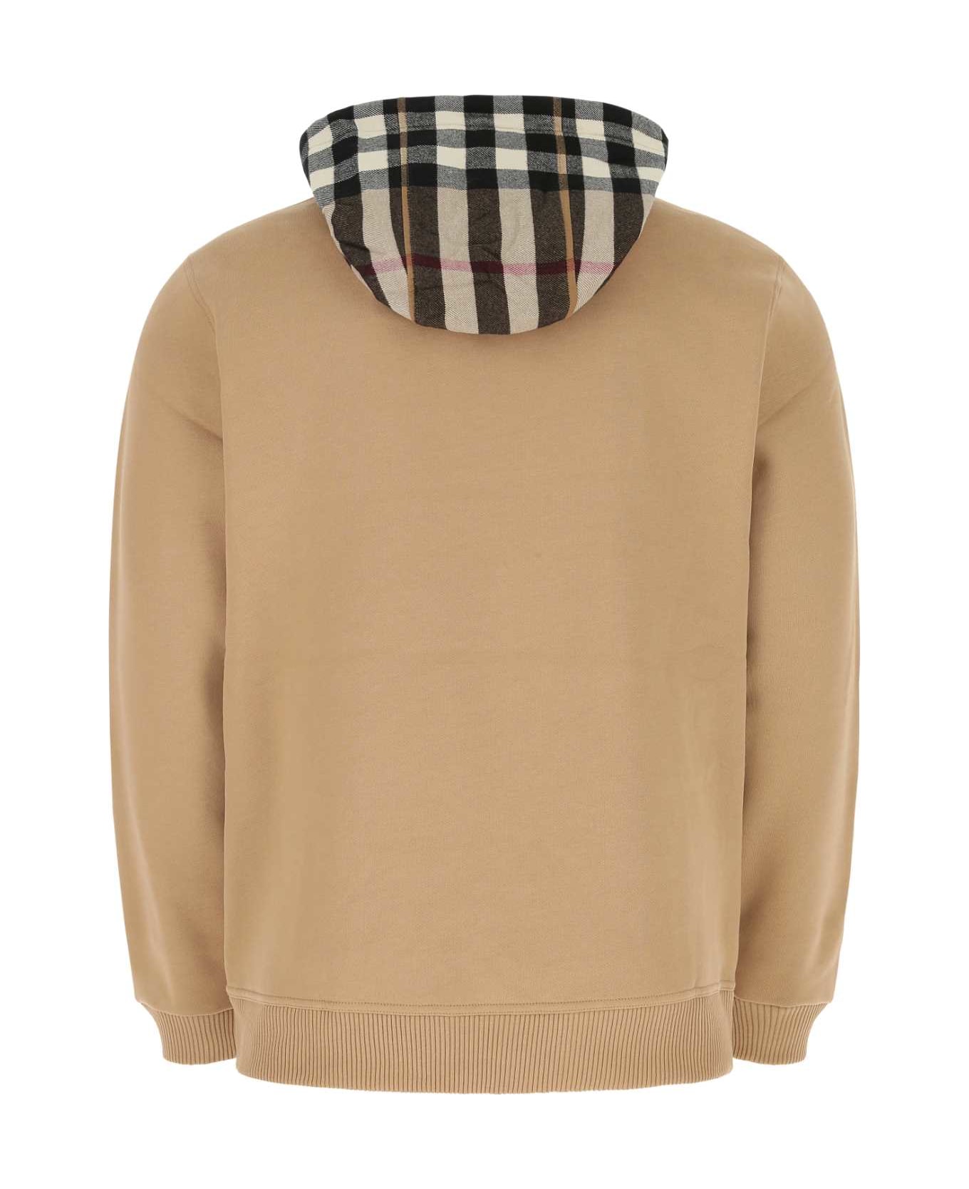 Burberry Beige Cotton Blend Sweatshirt - A1420