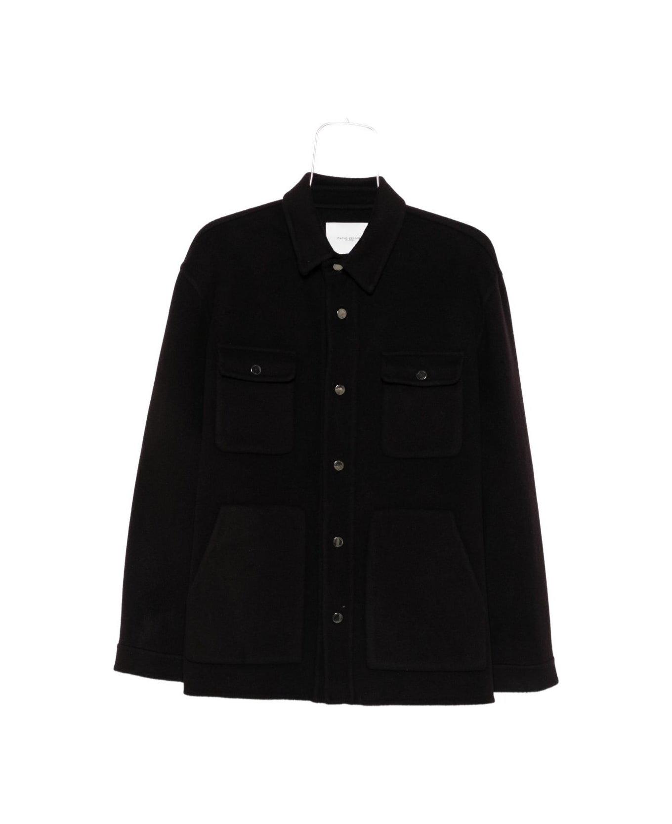 Paolo Pecora Wool Jacket - Brown