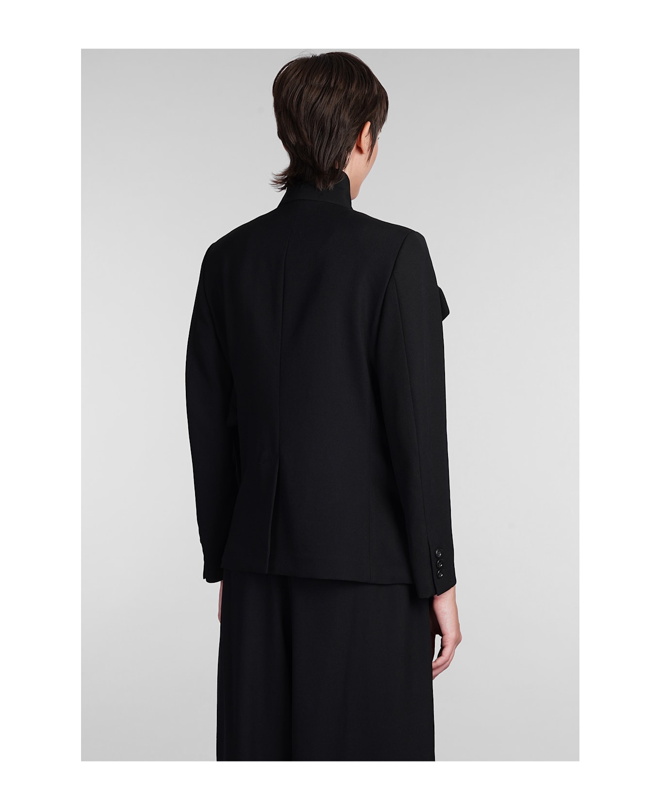 Comme des Garçons Blazer In Black Wool - black