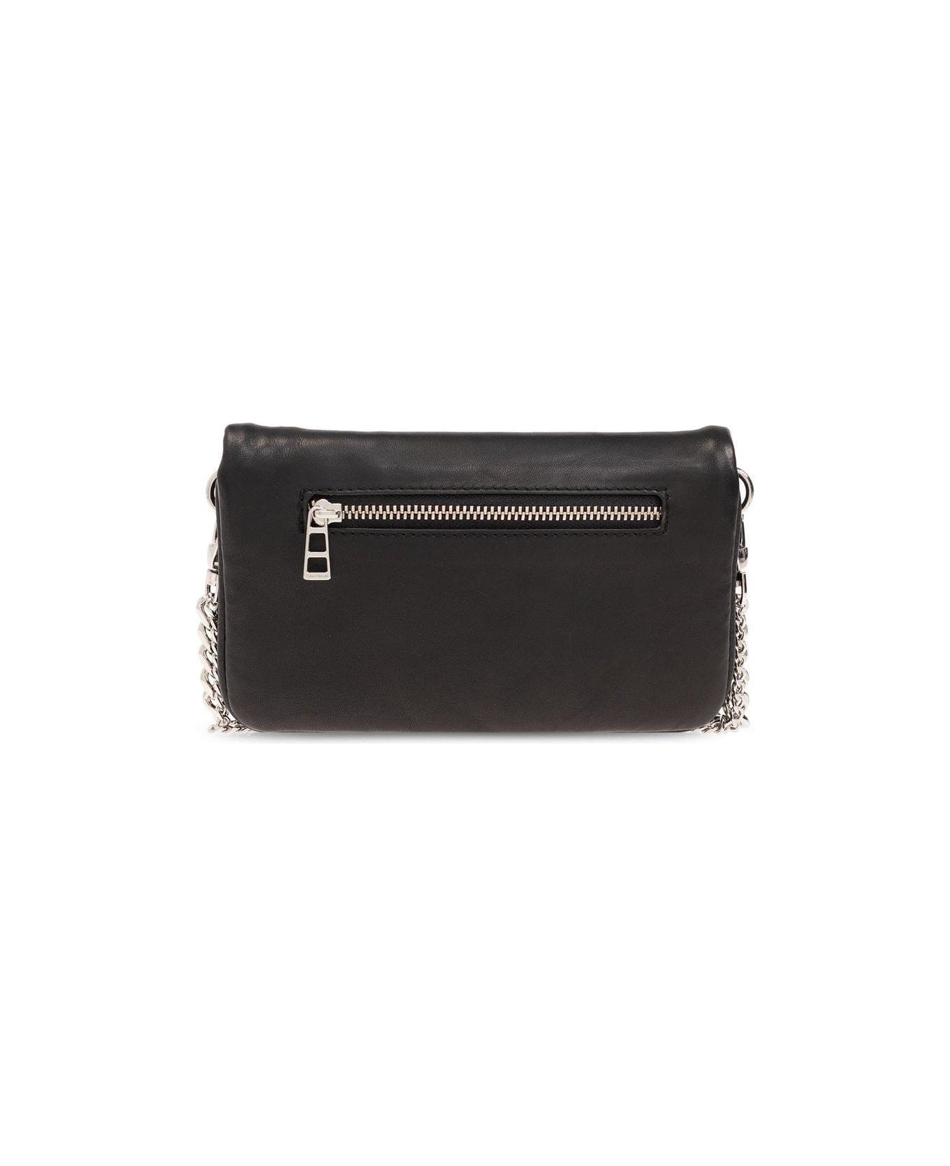 Zadig & Voltaire Rock Nano Lucky Charms Clutch Bag - Black