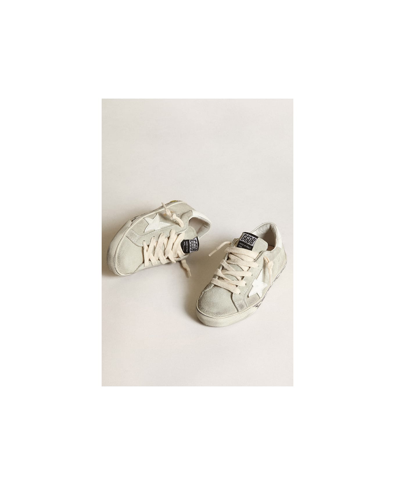 Golden Goose Sneakers With Logo - White