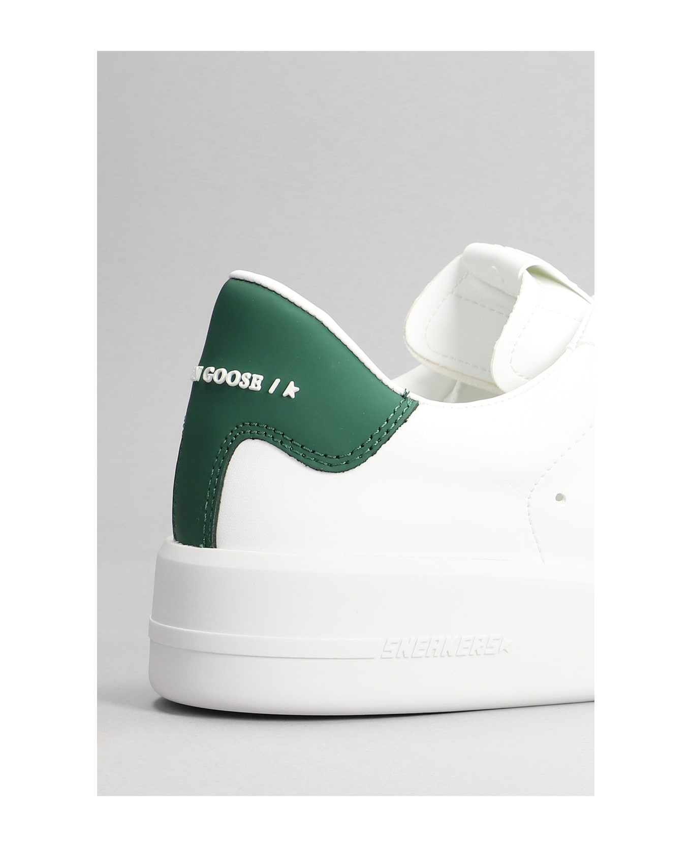 Golden Goose Pure Sneakers In White Leather - white