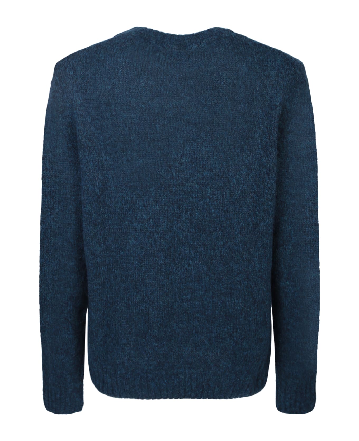 Lardini Roundneck Blue Sweater - Beige ニットウェア