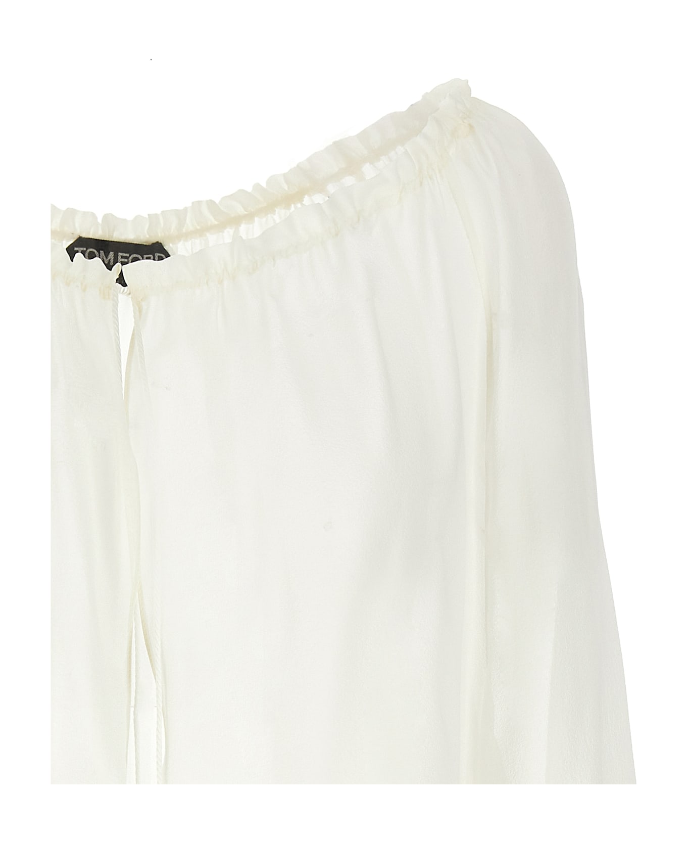 Tom Ford Silk Blouse - White