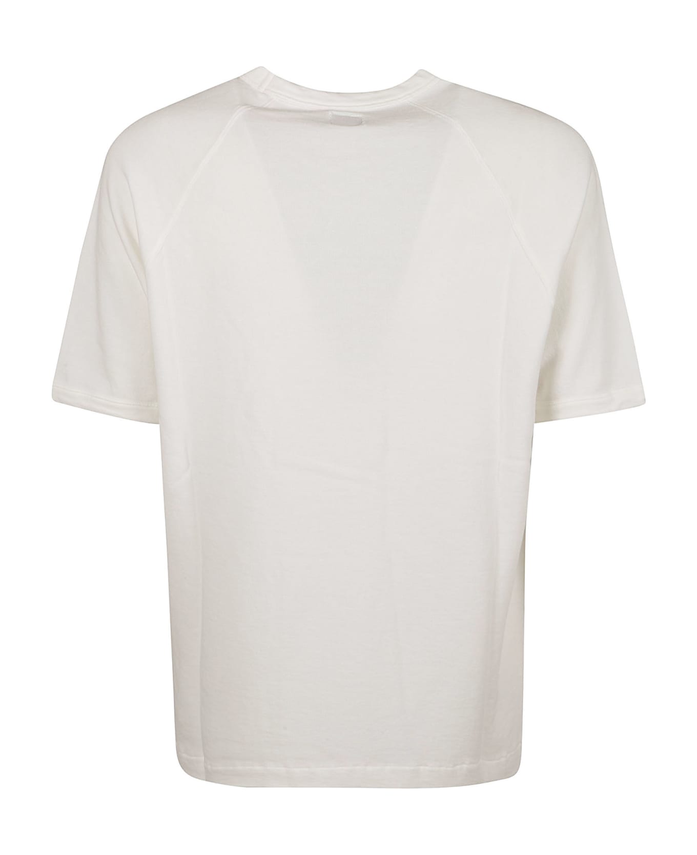 C.P. Company Sponge Fleece T-shirt - GAUZE WHITE シャツ
