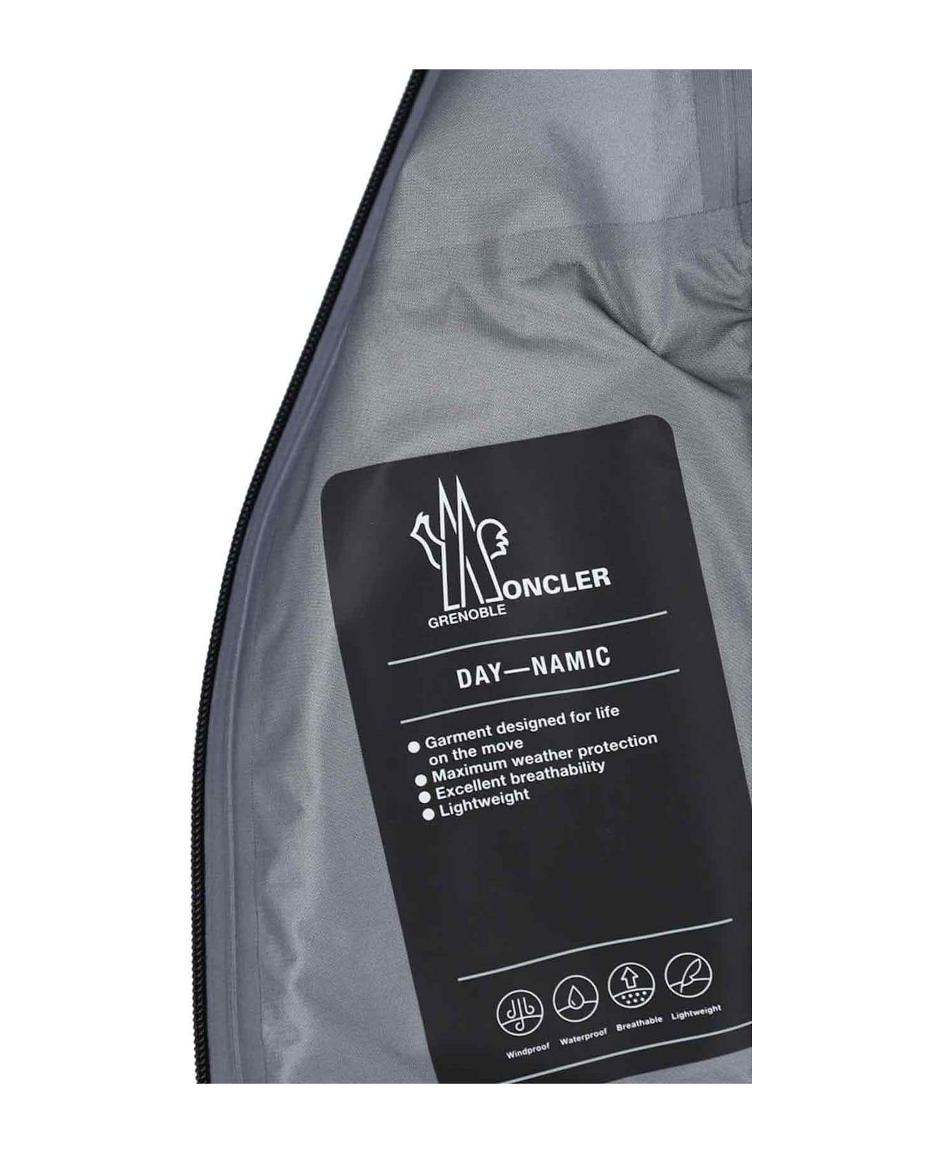 Moncler Grenoble 
valles
 Zip Jacket - BLACK