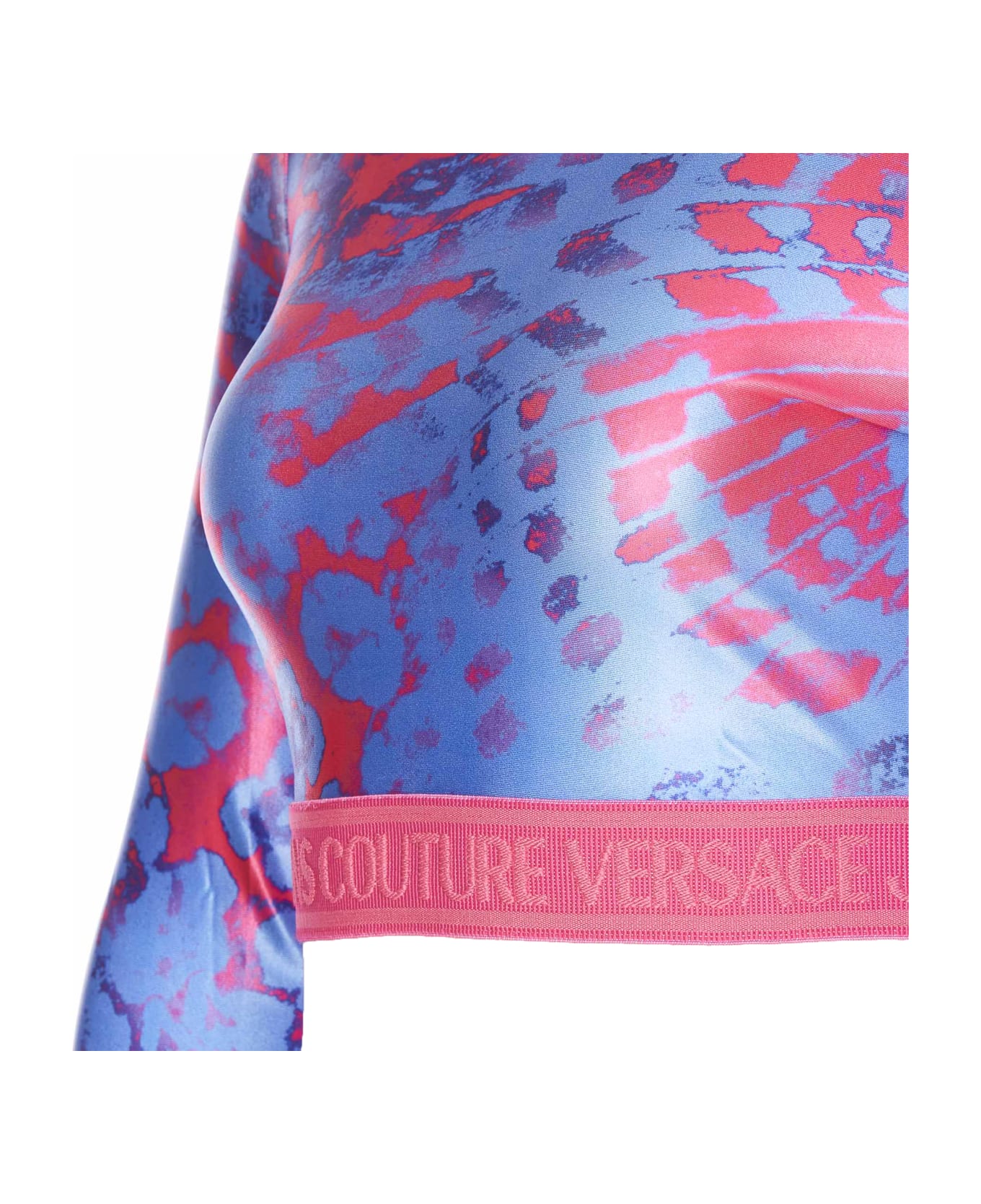 Versace Jeans Couture Animalier Print Top - MultiColour
