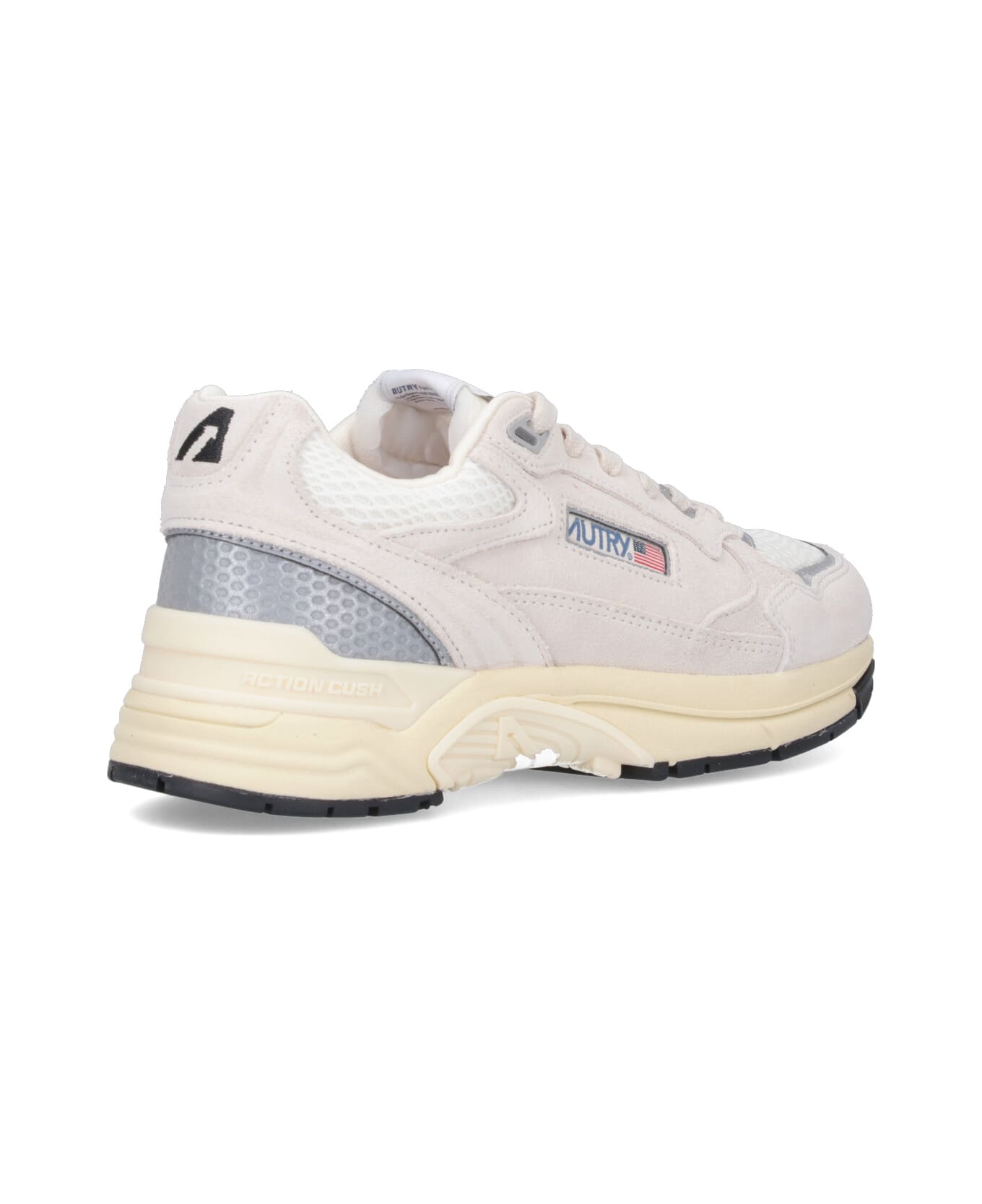 Autry 'hyperway' Sneakers - Wht/silv