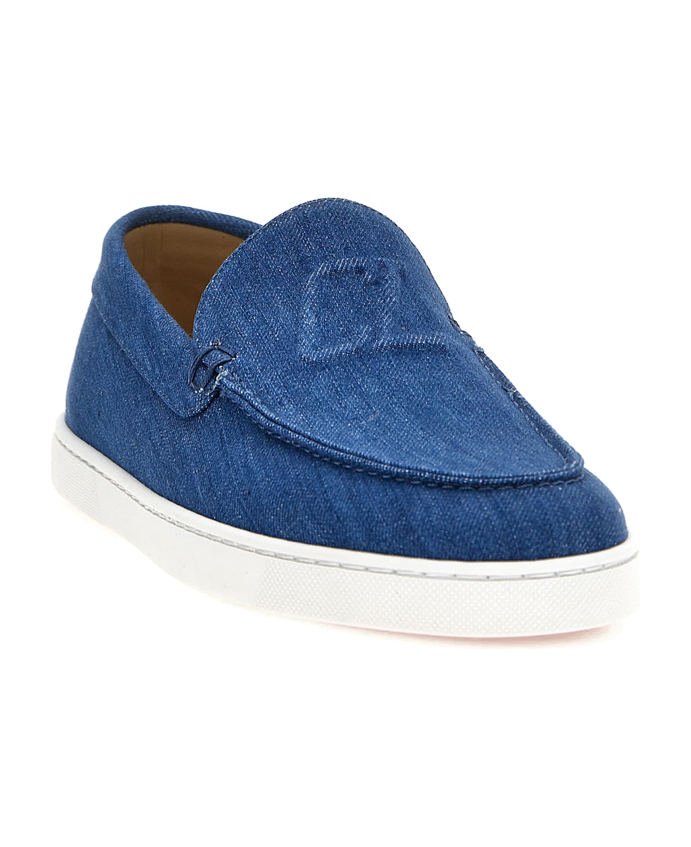 Christian Louboutin 'varsiboat' Loafers - Light Blue ローファー＆デッキシューズ