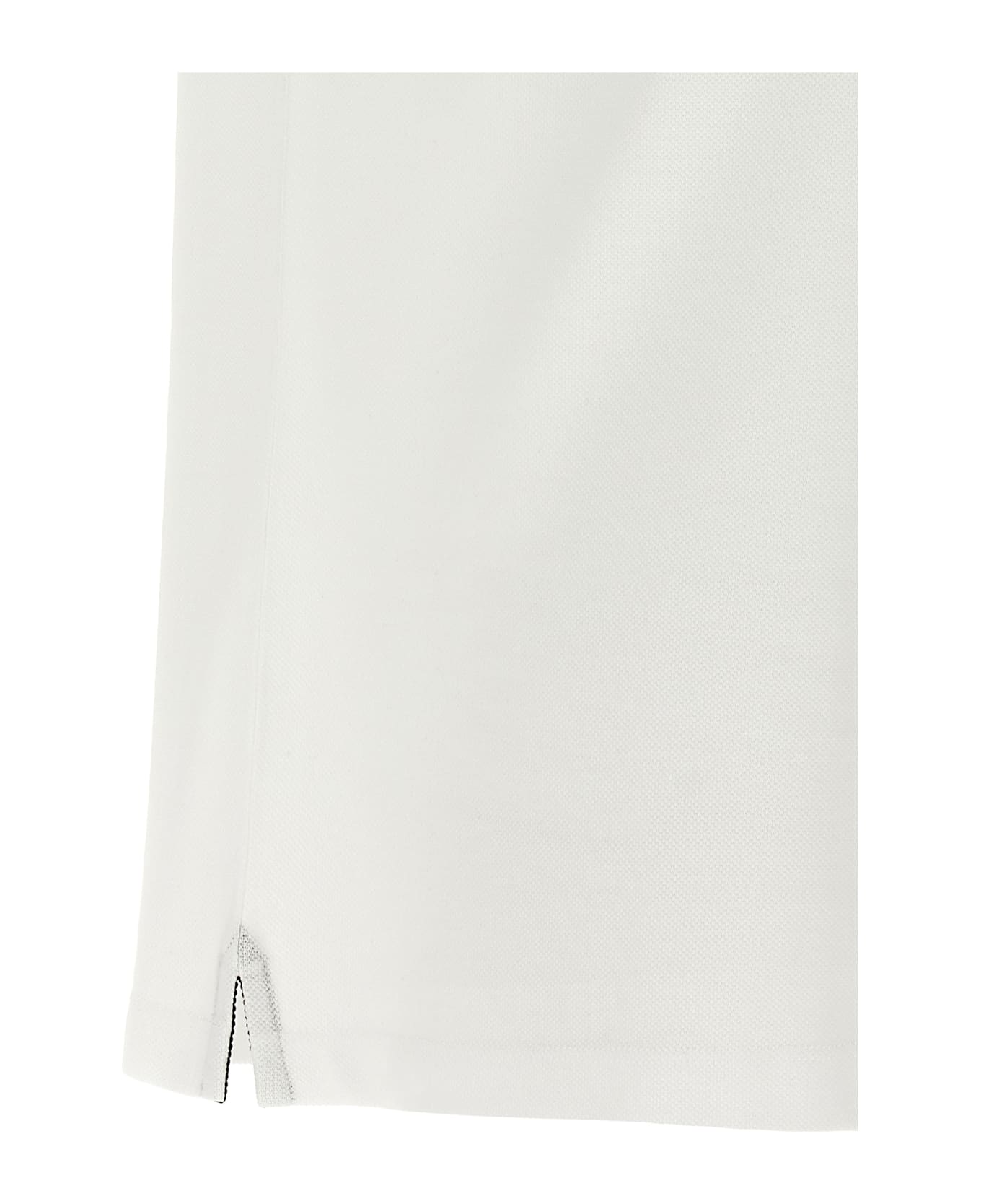 Moncler Logo Polo Shirt - White