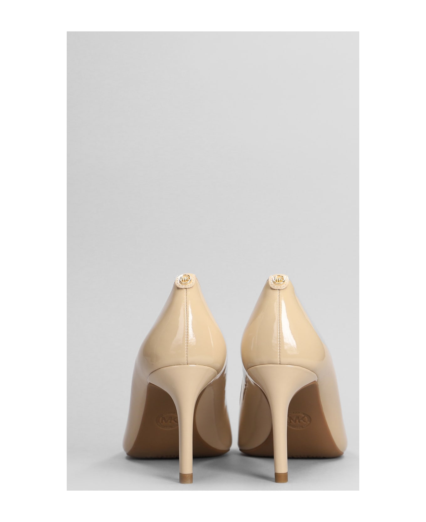 Michael Kors Alina Flex Pump Pumps In Powder Patent Leather - powder