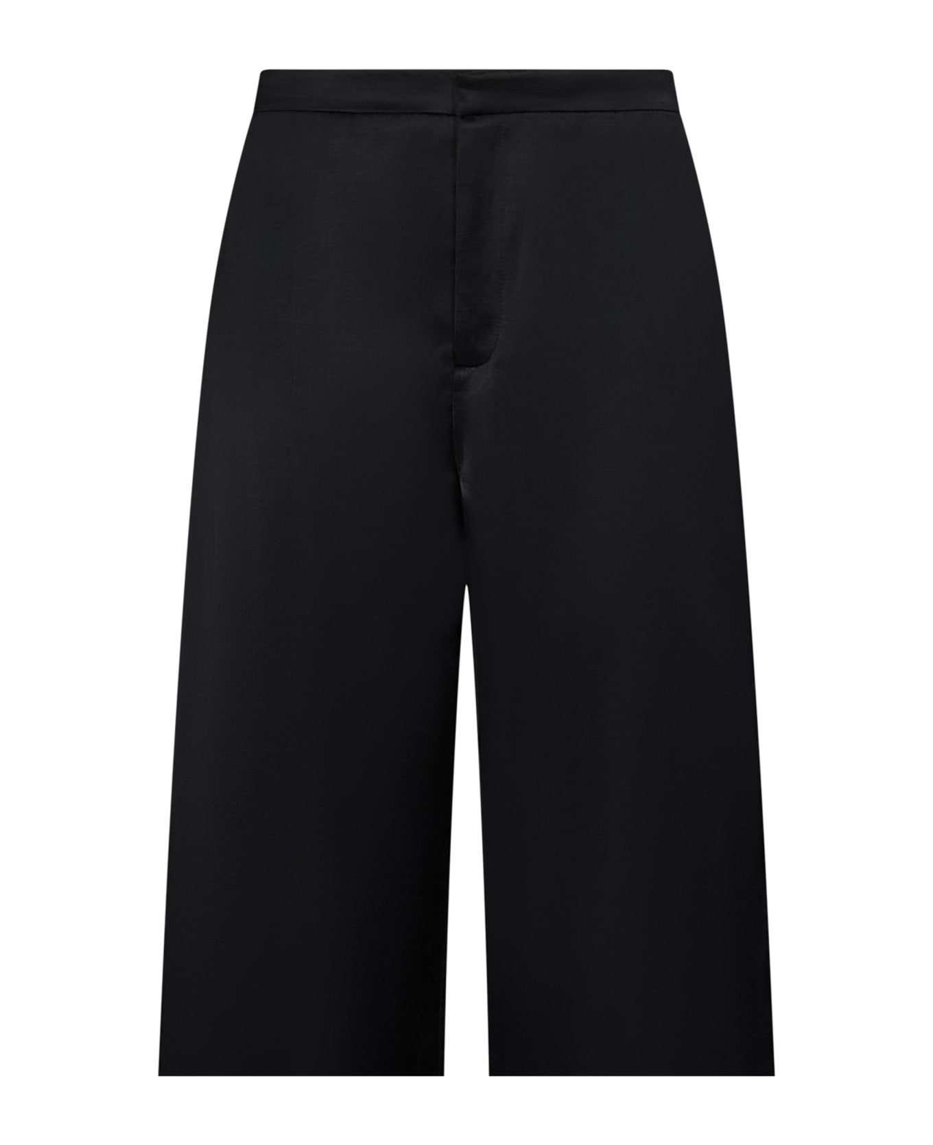 Ralph Lauren Leora-full Length-flat Front Trousers - Black ボトムス