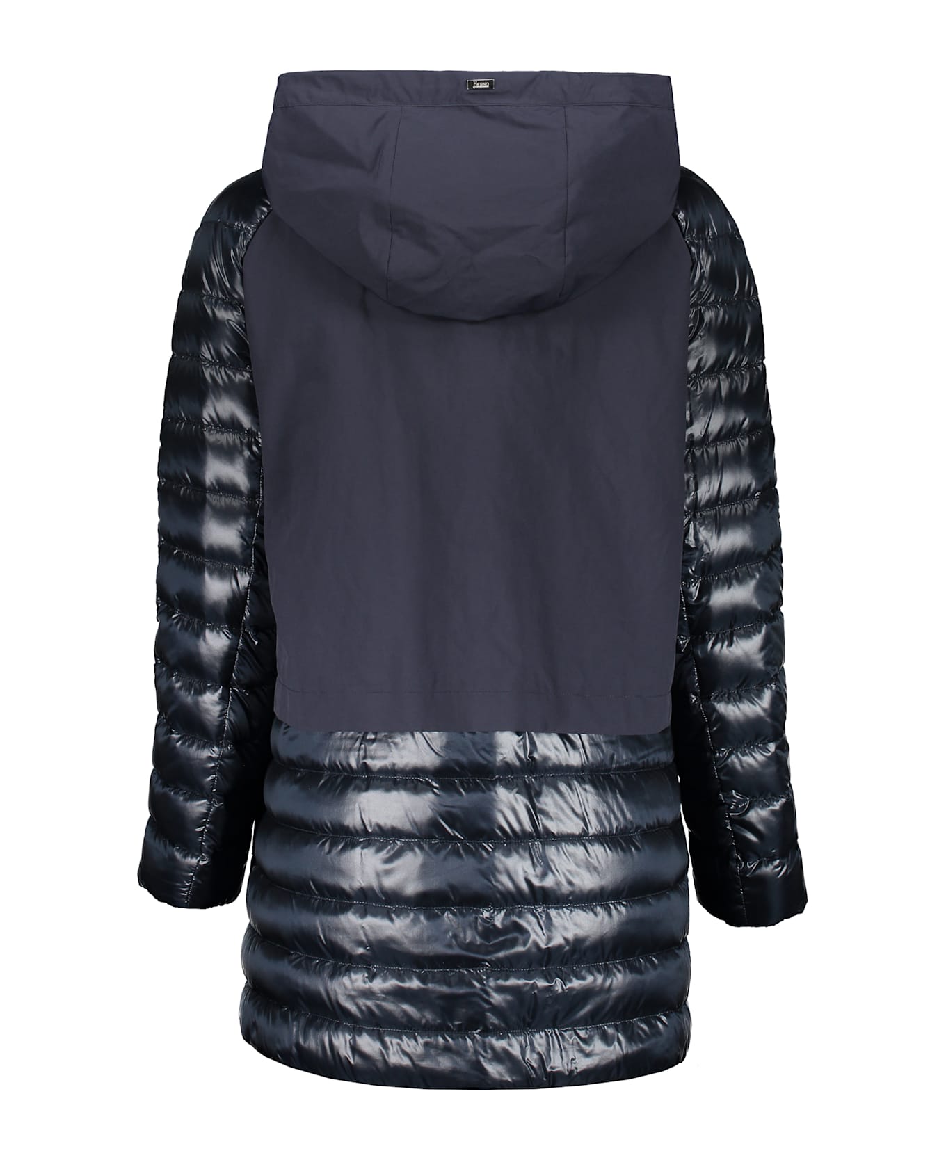 Herno Hooded Down Jacket - blue