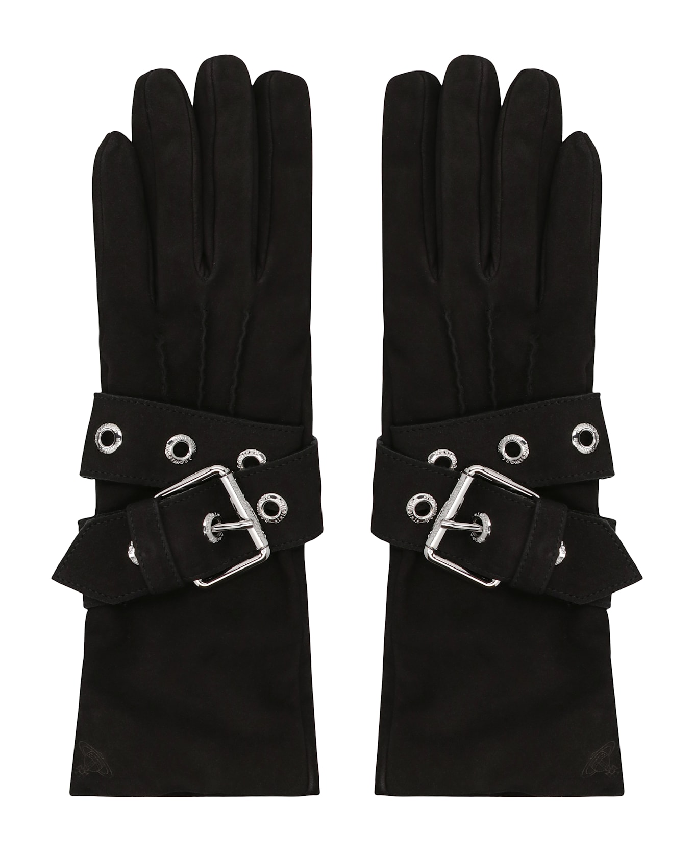 Vivienne Westwood Leather Gloves - black