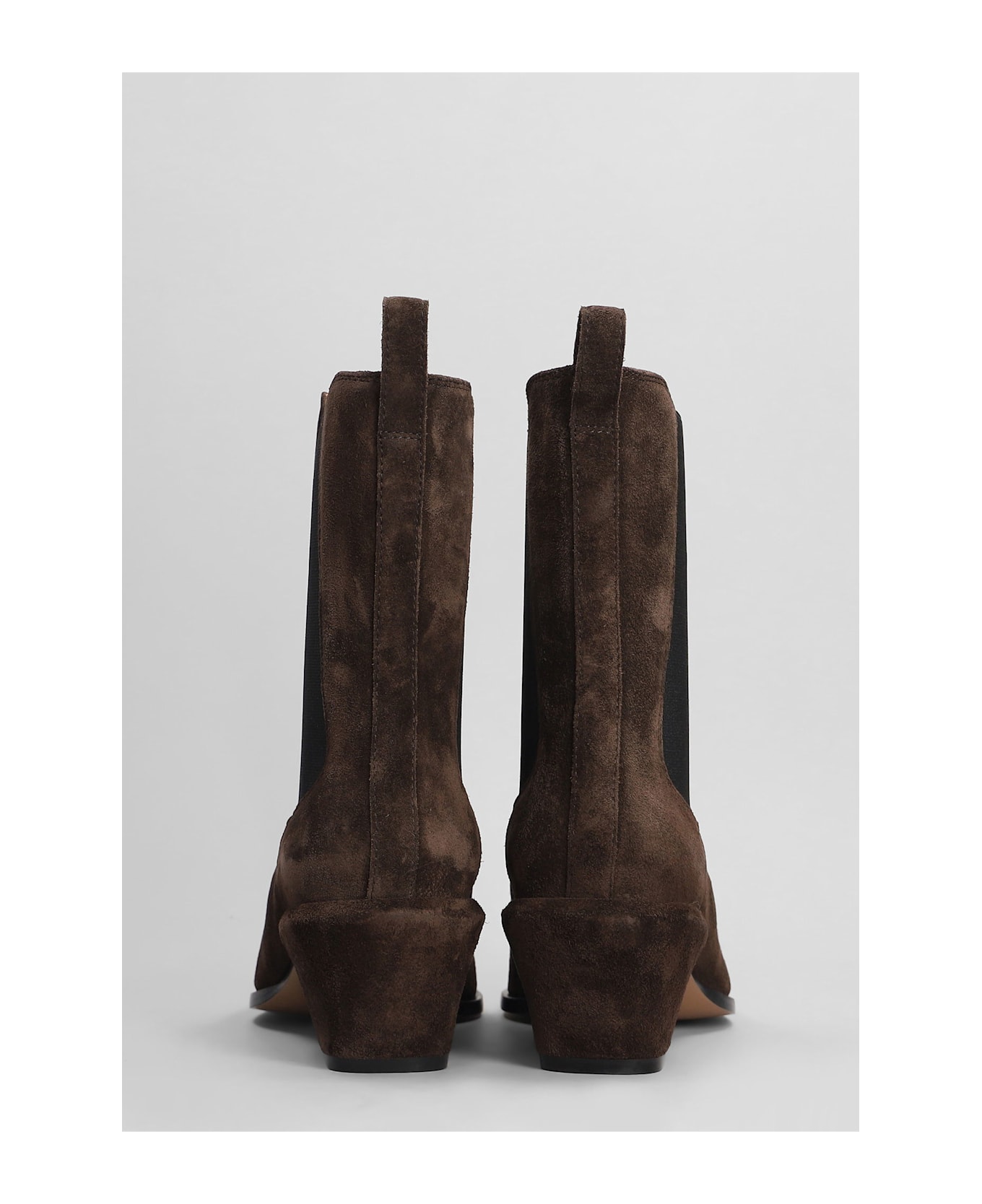 Paris Texas Bettina Anke Boot 50 Texan Ankle Boots In Brown Suede - brown