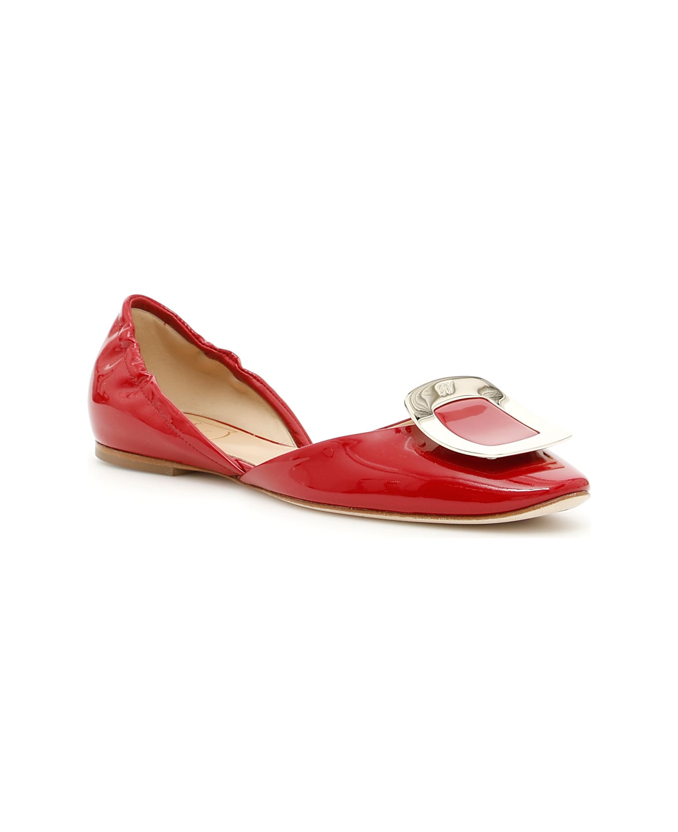 Roger Vivier Chips Ballerinas - RUBINO SCURO|Rosso