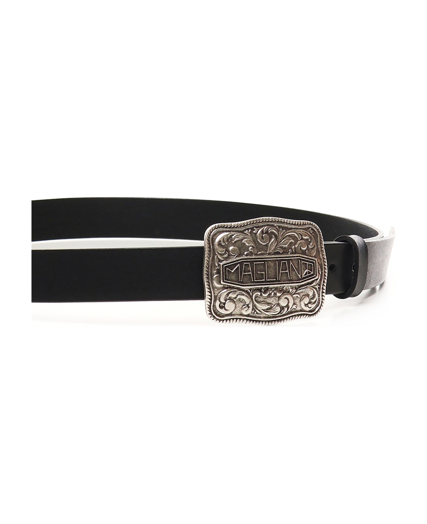 Magliano Paninaro Belt With Logo - Black