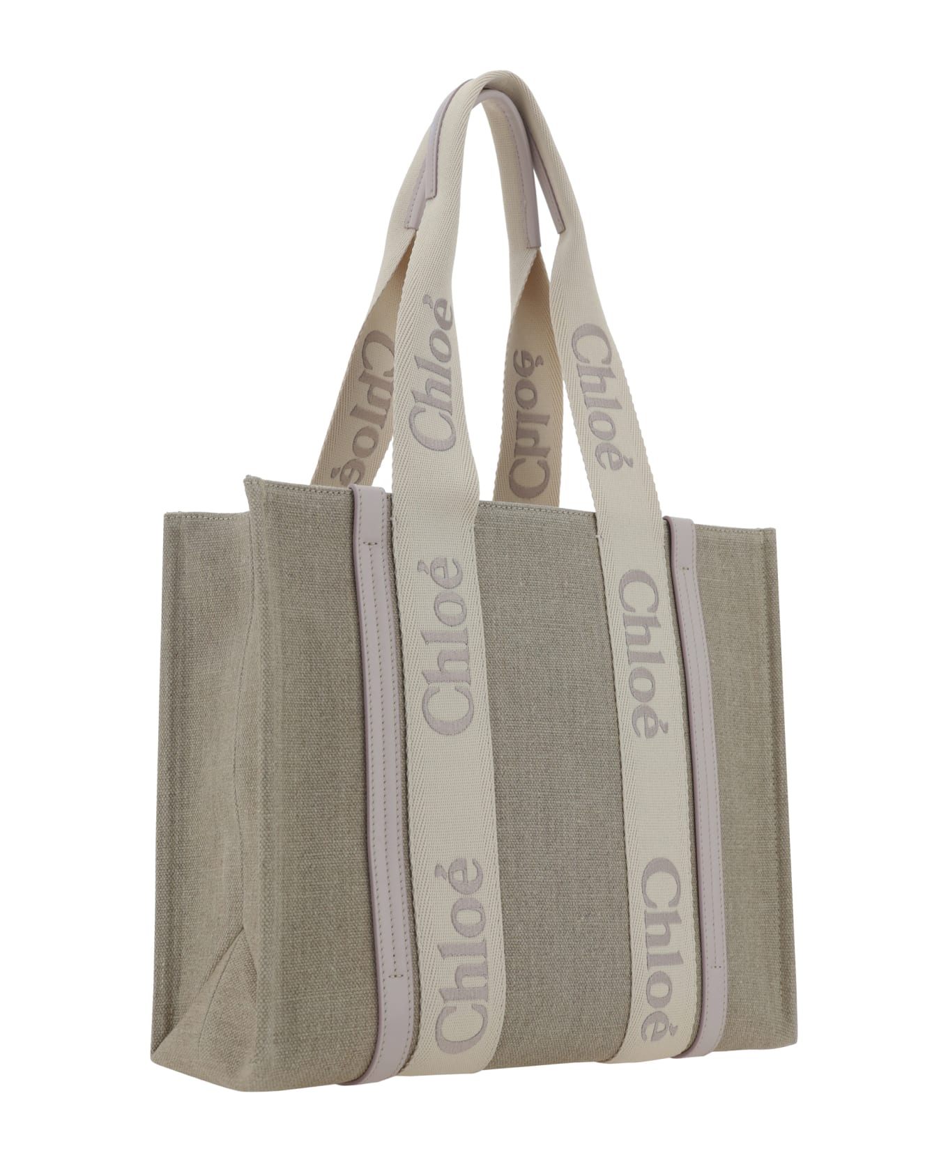Chloé Woody Handbag - Wild Grey トートバッグ