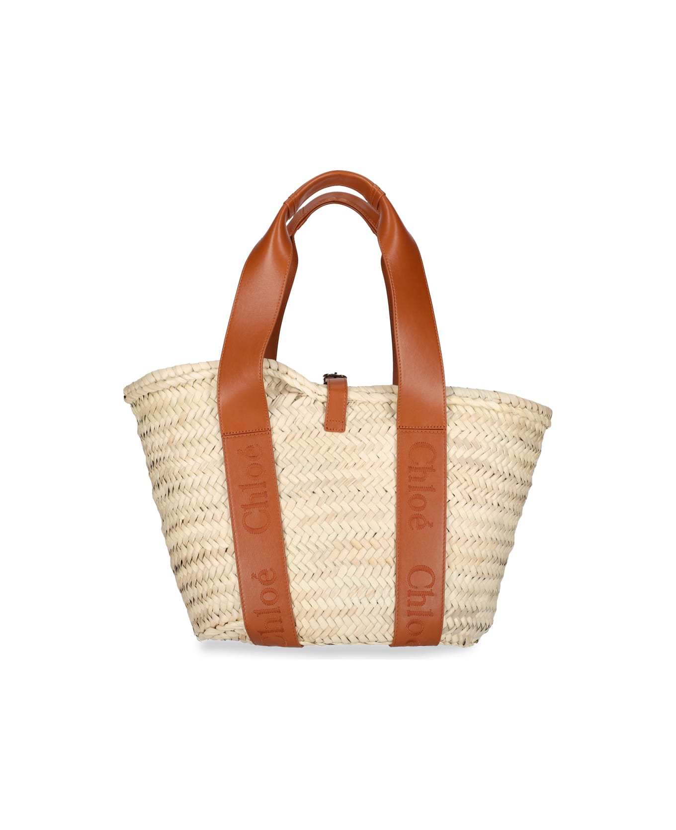 Chloé Medium Basket Bag - Brown