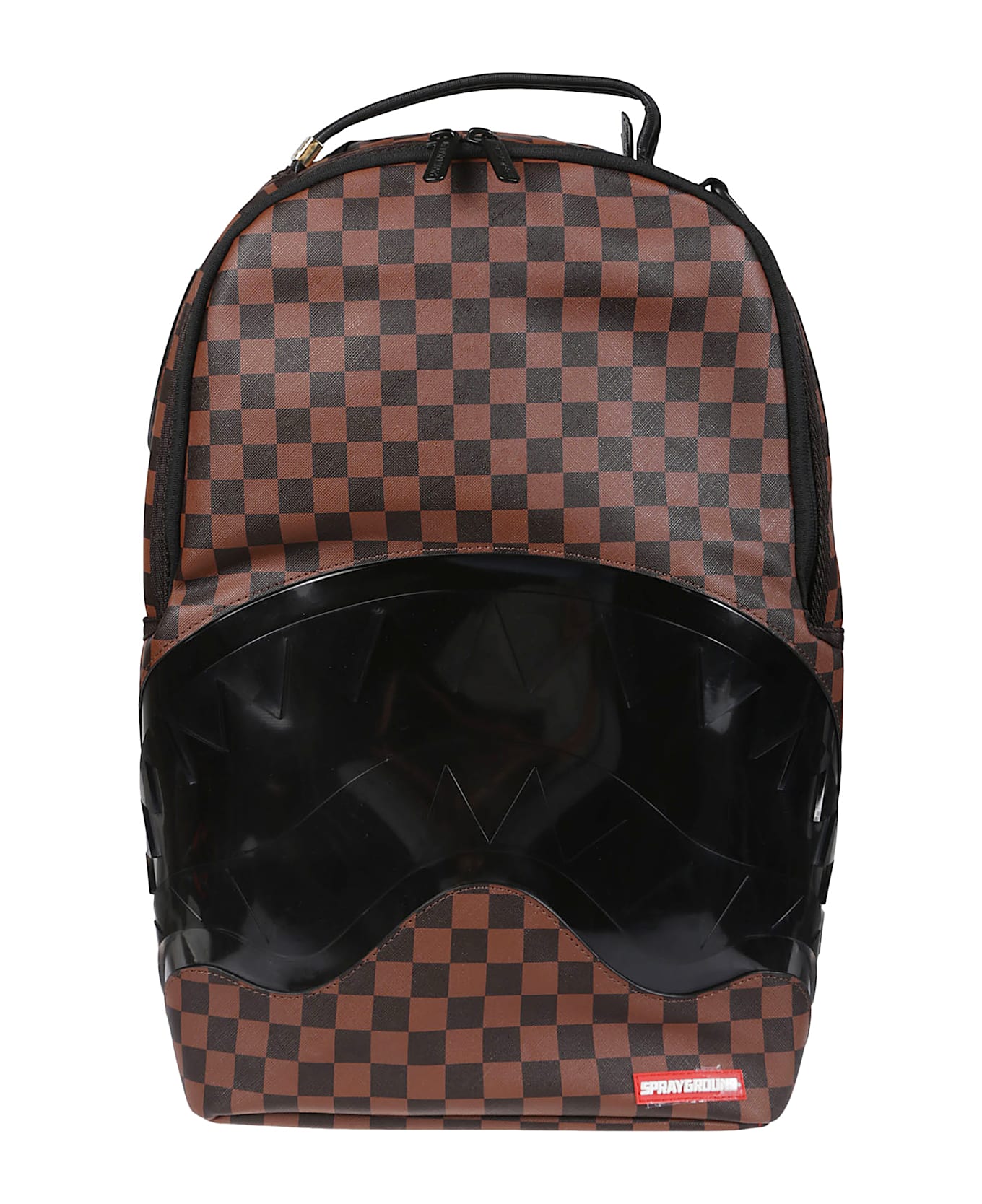 Sprayground Sip Clear Sm & Eyes Backpack - Marrone