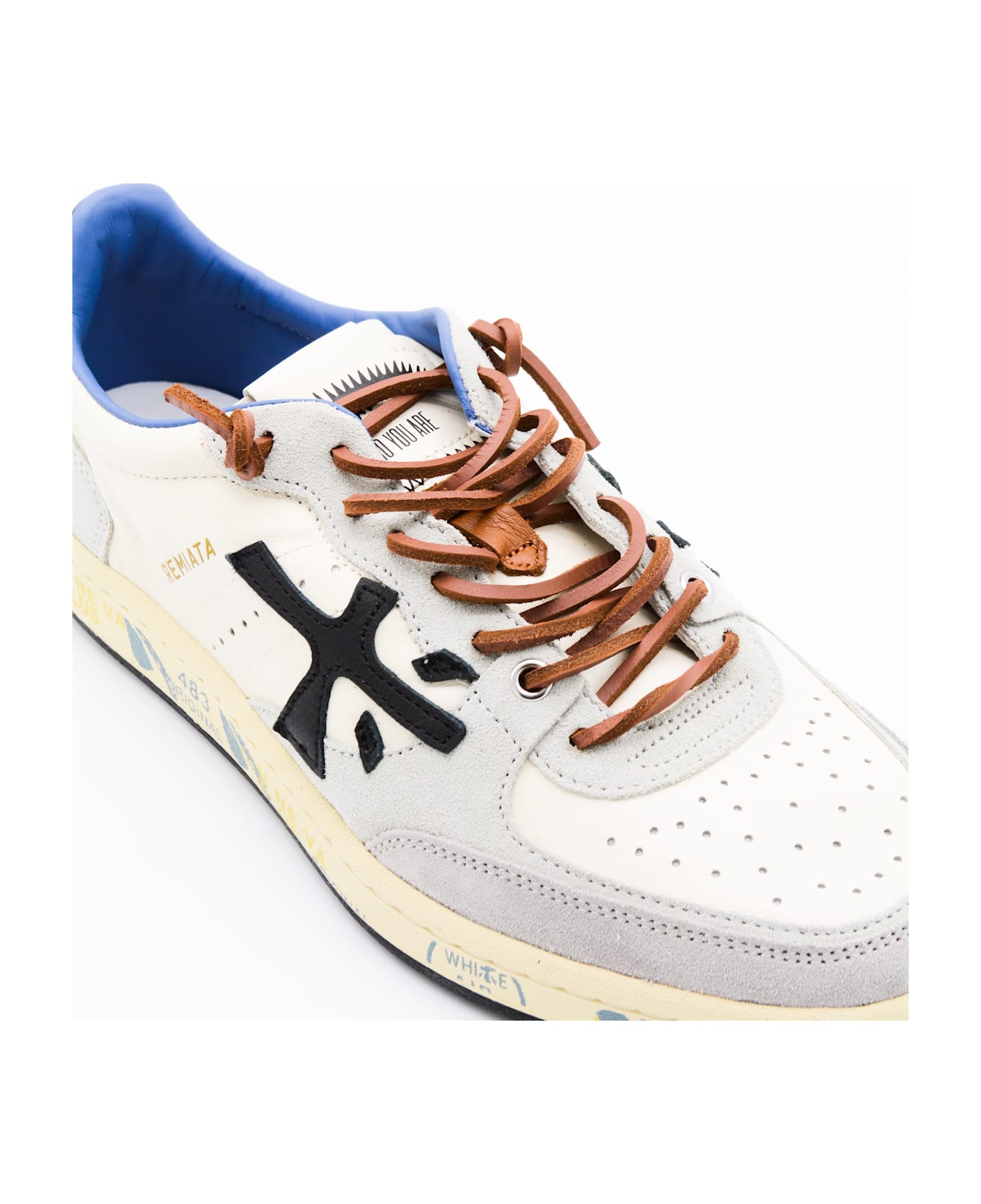 Premiata Multicolor Leather Sneakers