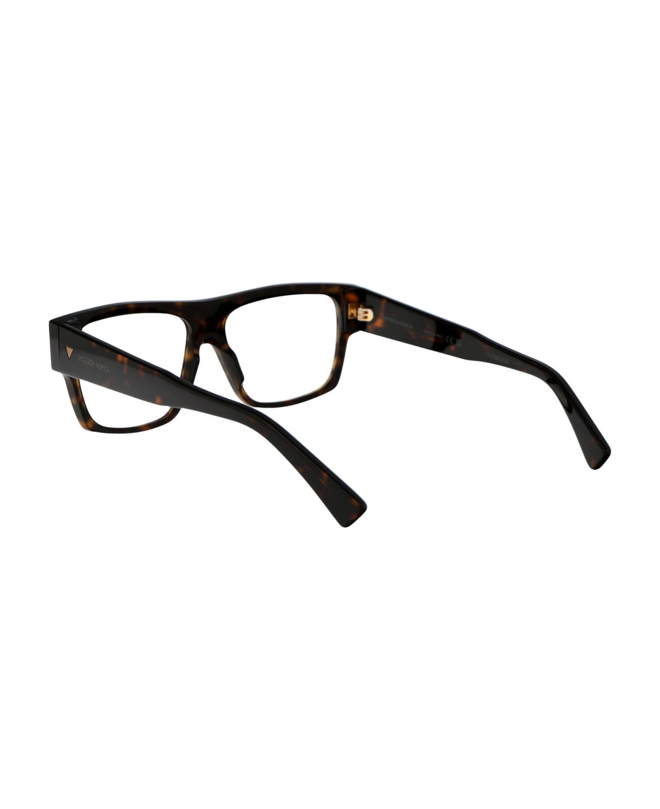Bottega Veneta Eyewear Bv1290o Glasses - 002 HAVANA HAVANA TRANSPARENT