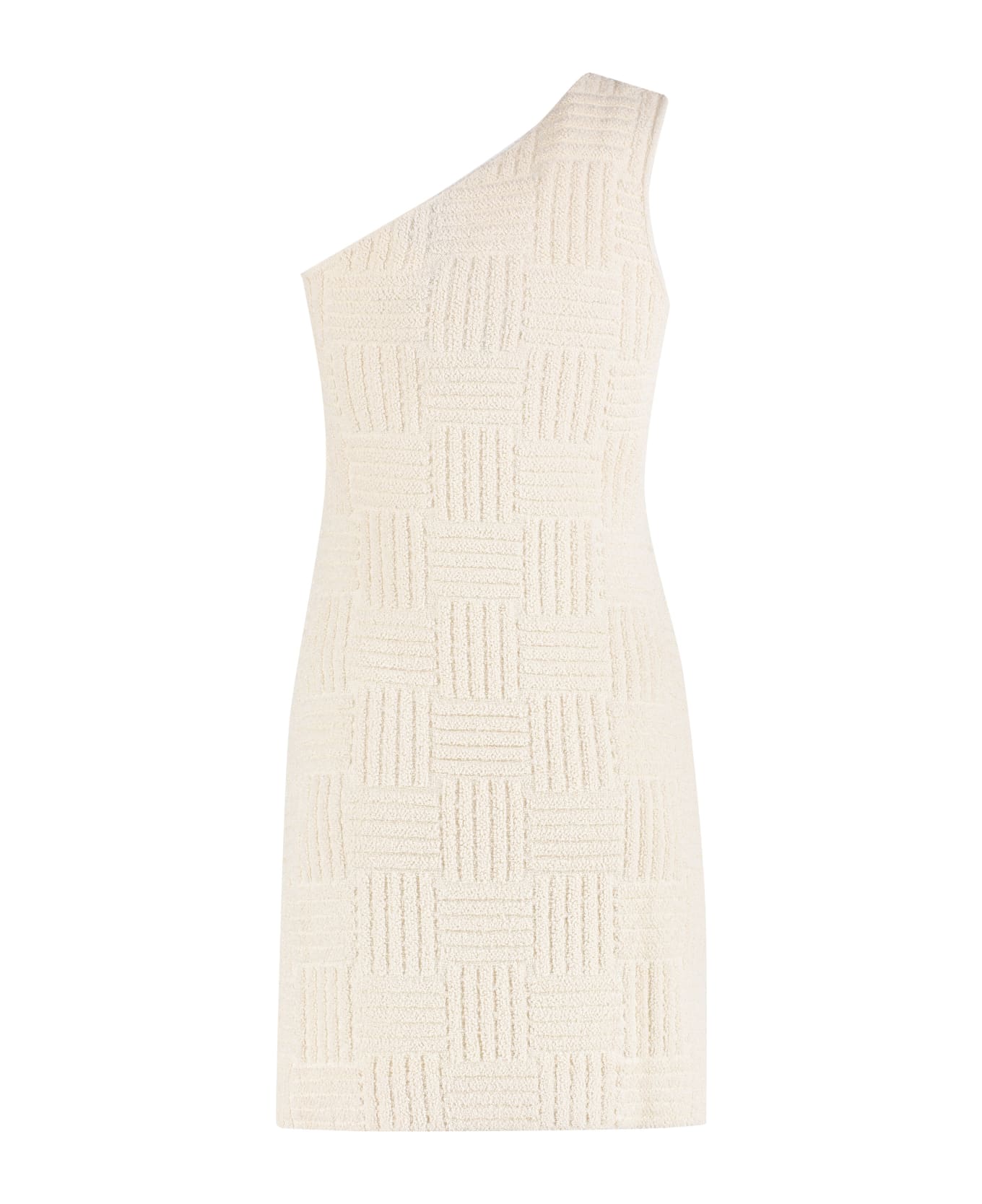 Bottega Veneta Jacquard Knit Mini-dress - Ivory