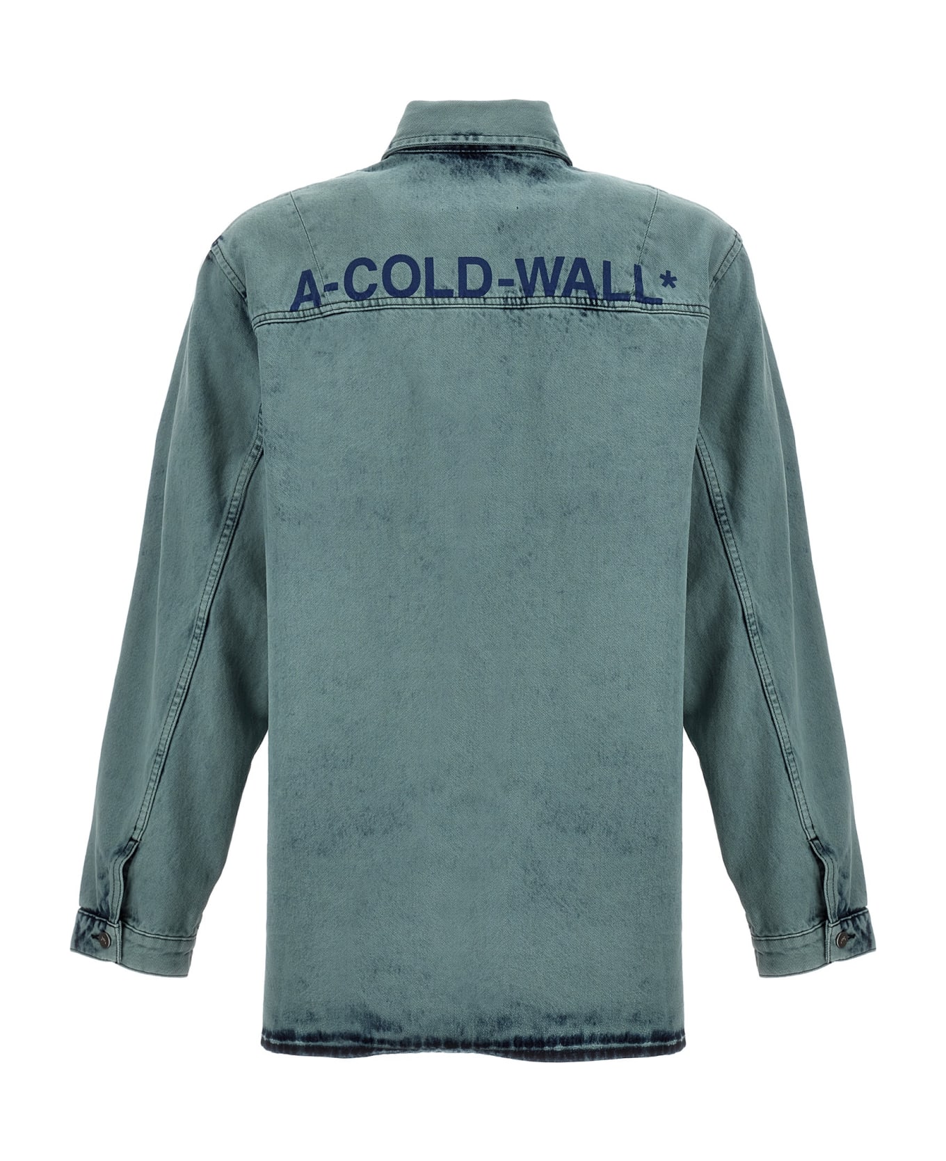 A-COLD-WALL 'bleached Overdyed' Shirt - Light Blue シャツ