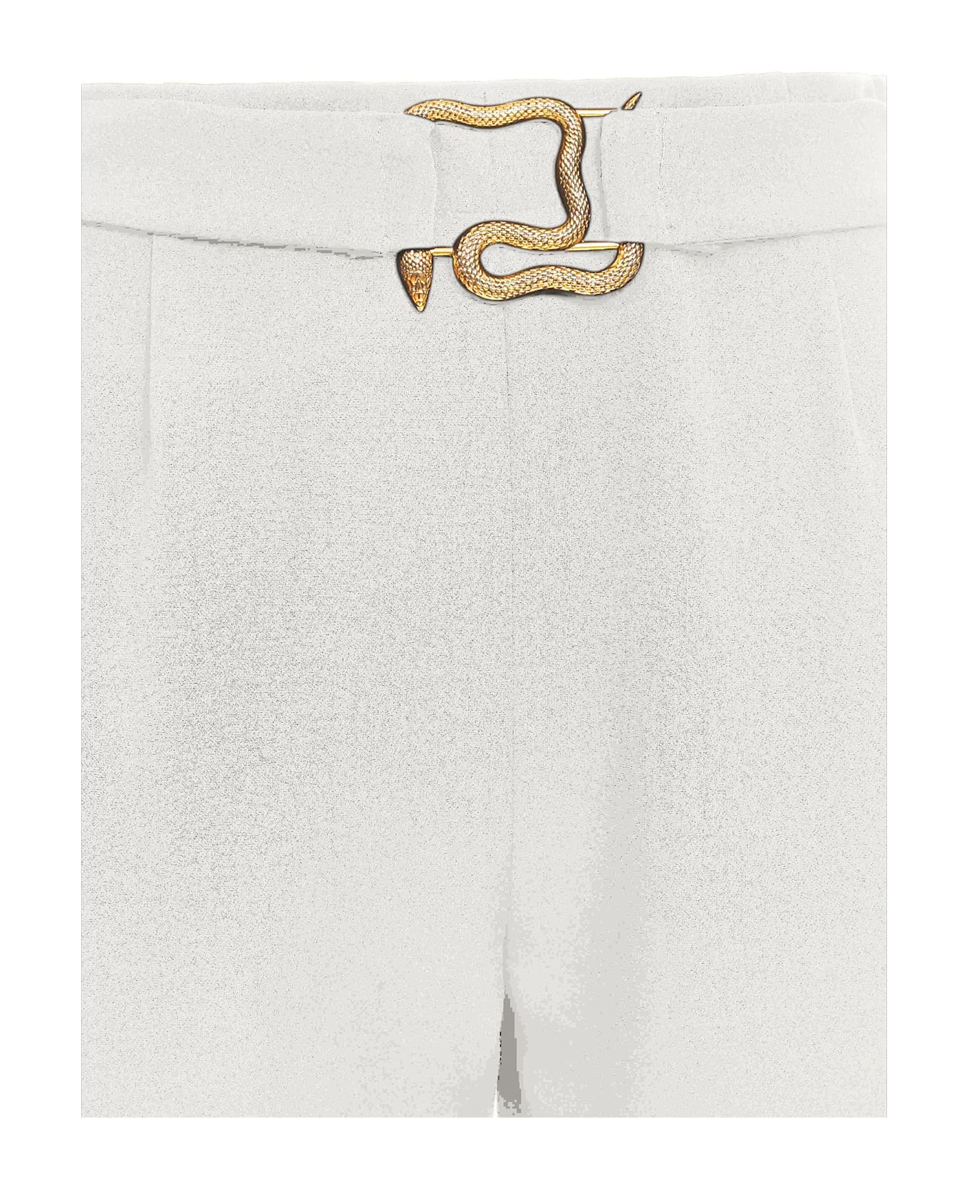 Just Cavalli White Casual Trousers - White