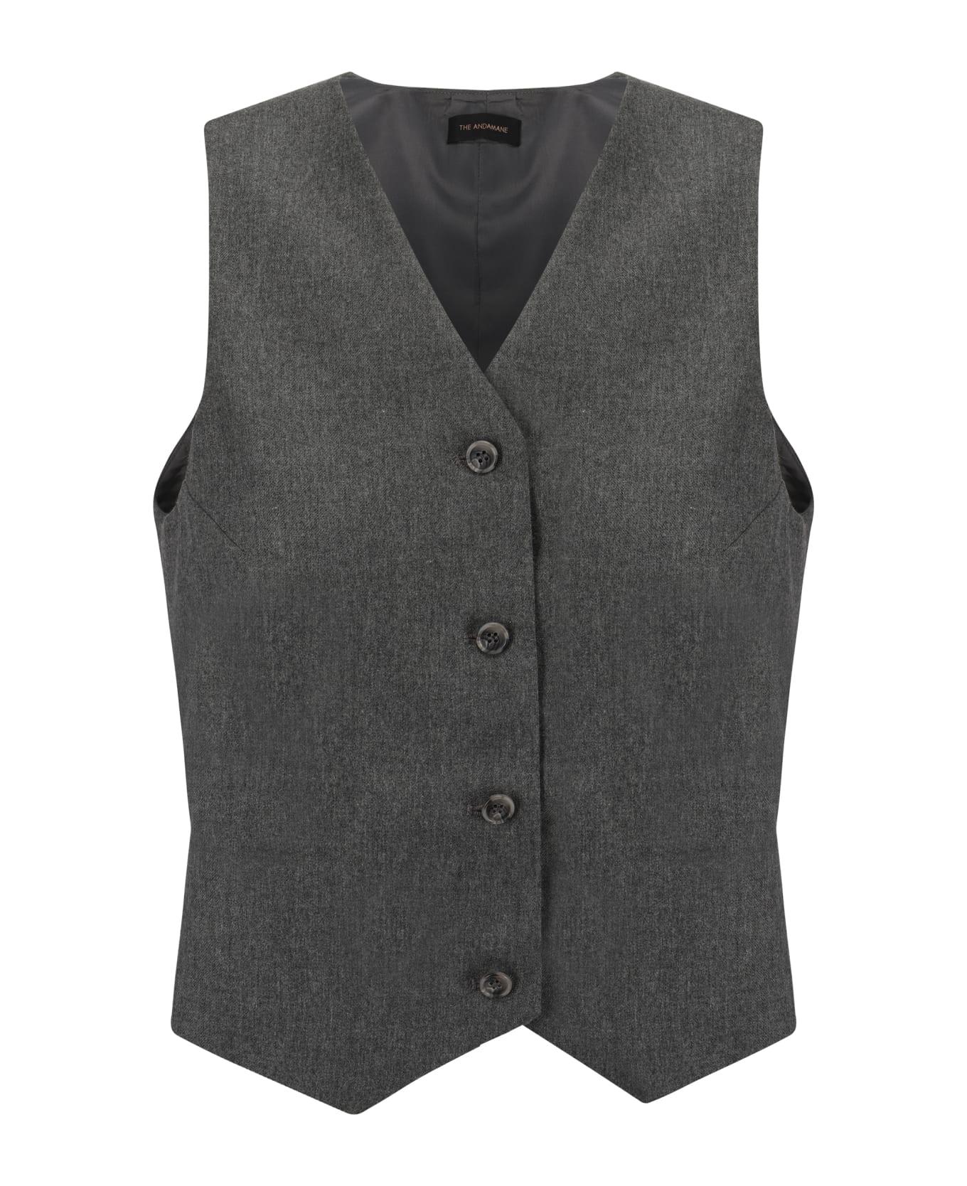 The Andamane Pauline Vest - Grey Melange