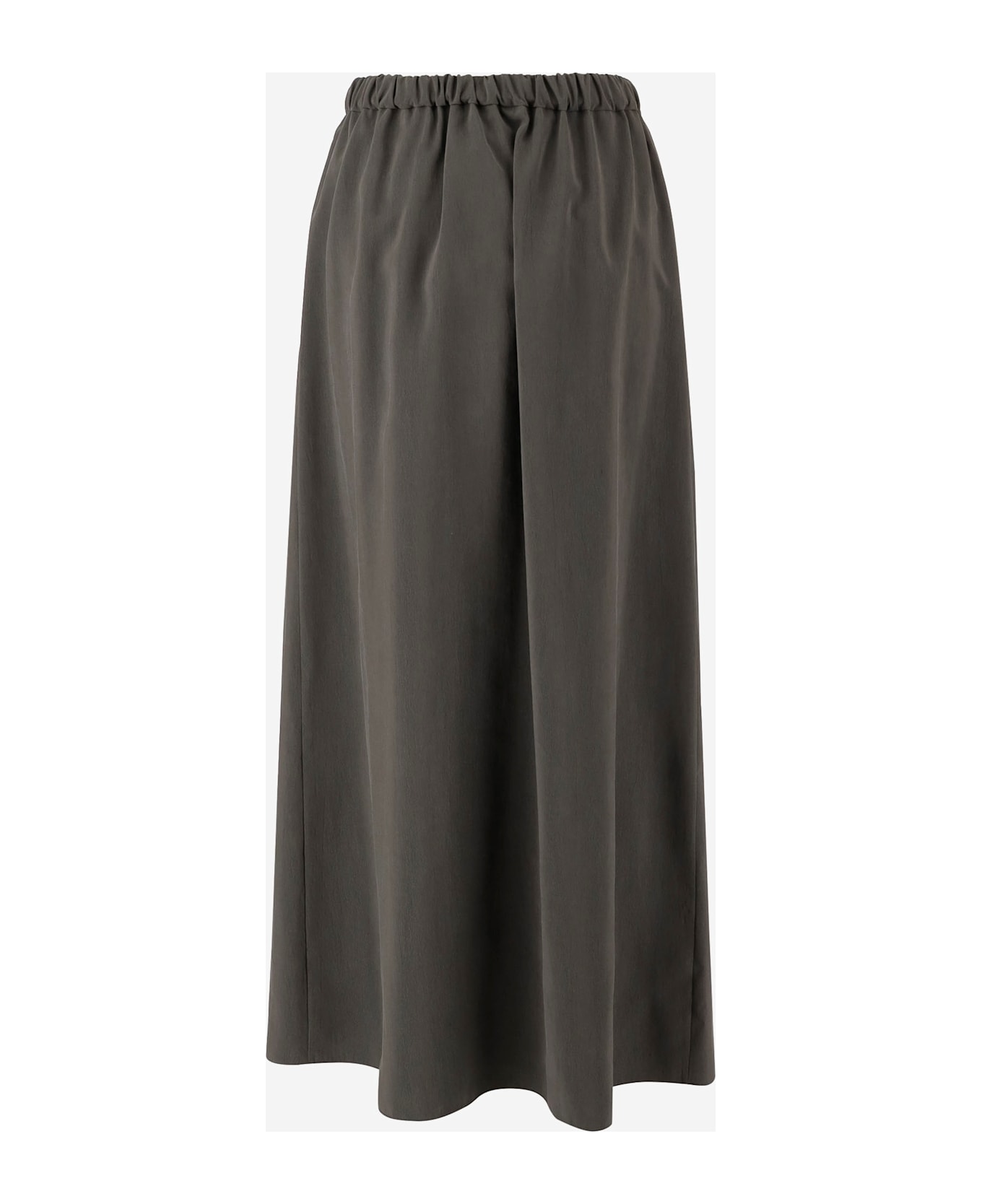 Giorgio Armani Silk Organza Long Skirt - Green