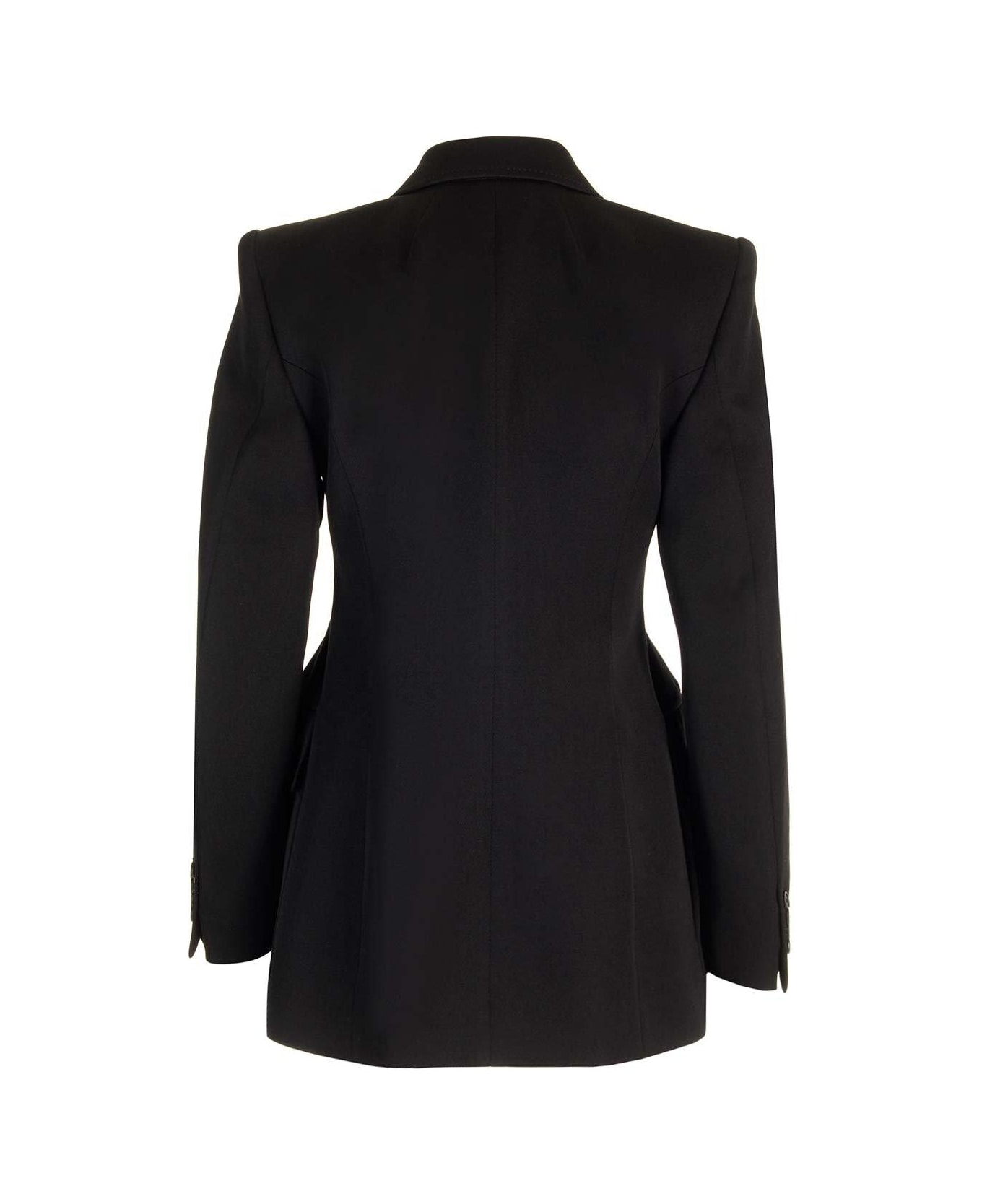 Balenciaga Hourglass Double-breasted Jacket - BLACK コート