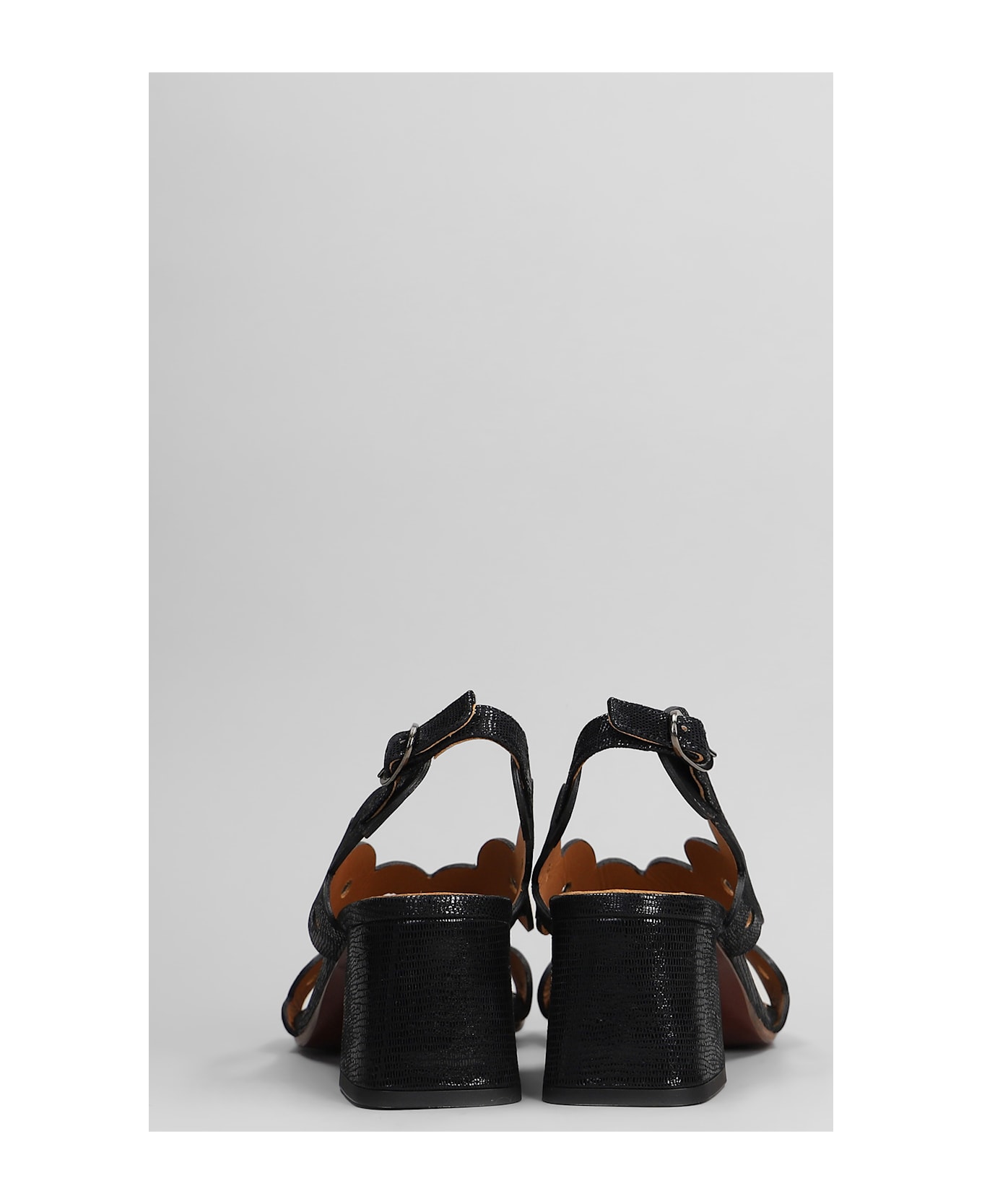 Chie Mihara Sandals In Black Leather - black