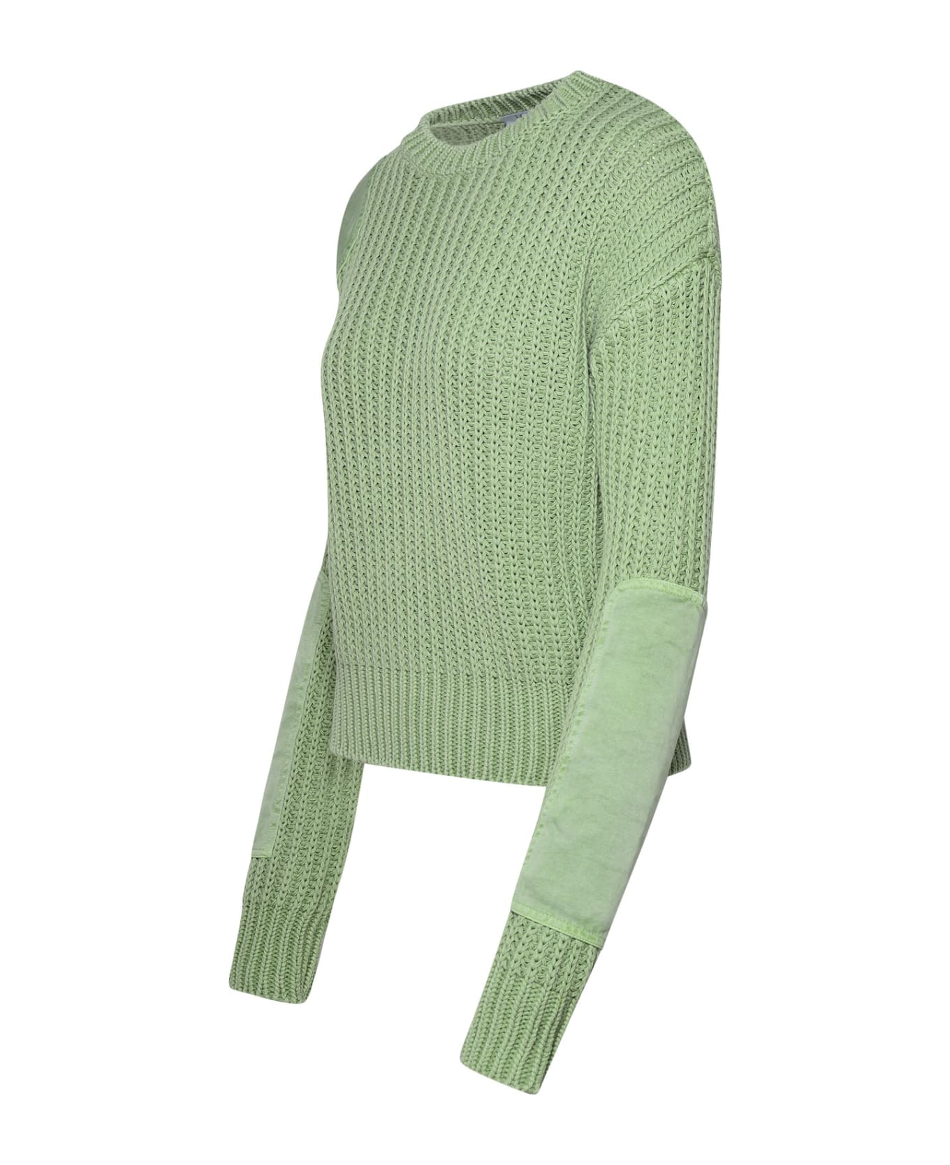 Max Mara 'abisso1234' Sage Green Cotton Sweater - Green ニットウェア