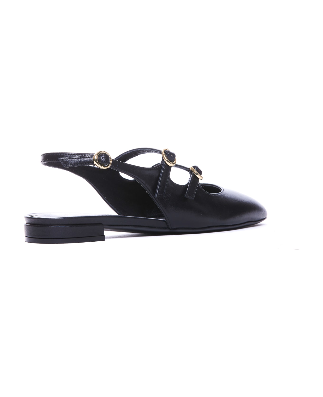 Stuart Weitzman Benni Flats - Black