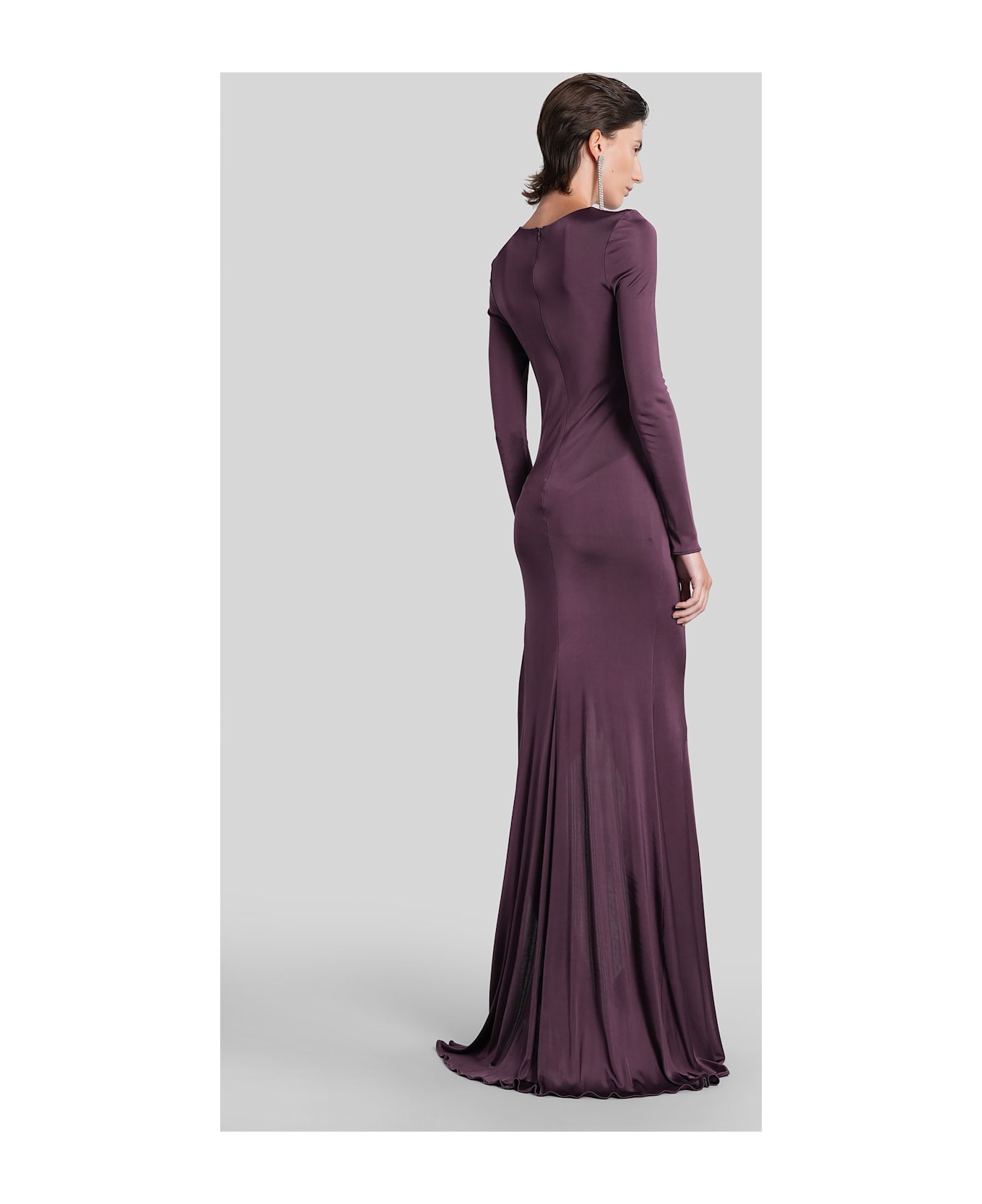 Giuseppe di Morabito Long Dress In Viola Viscose - Viola