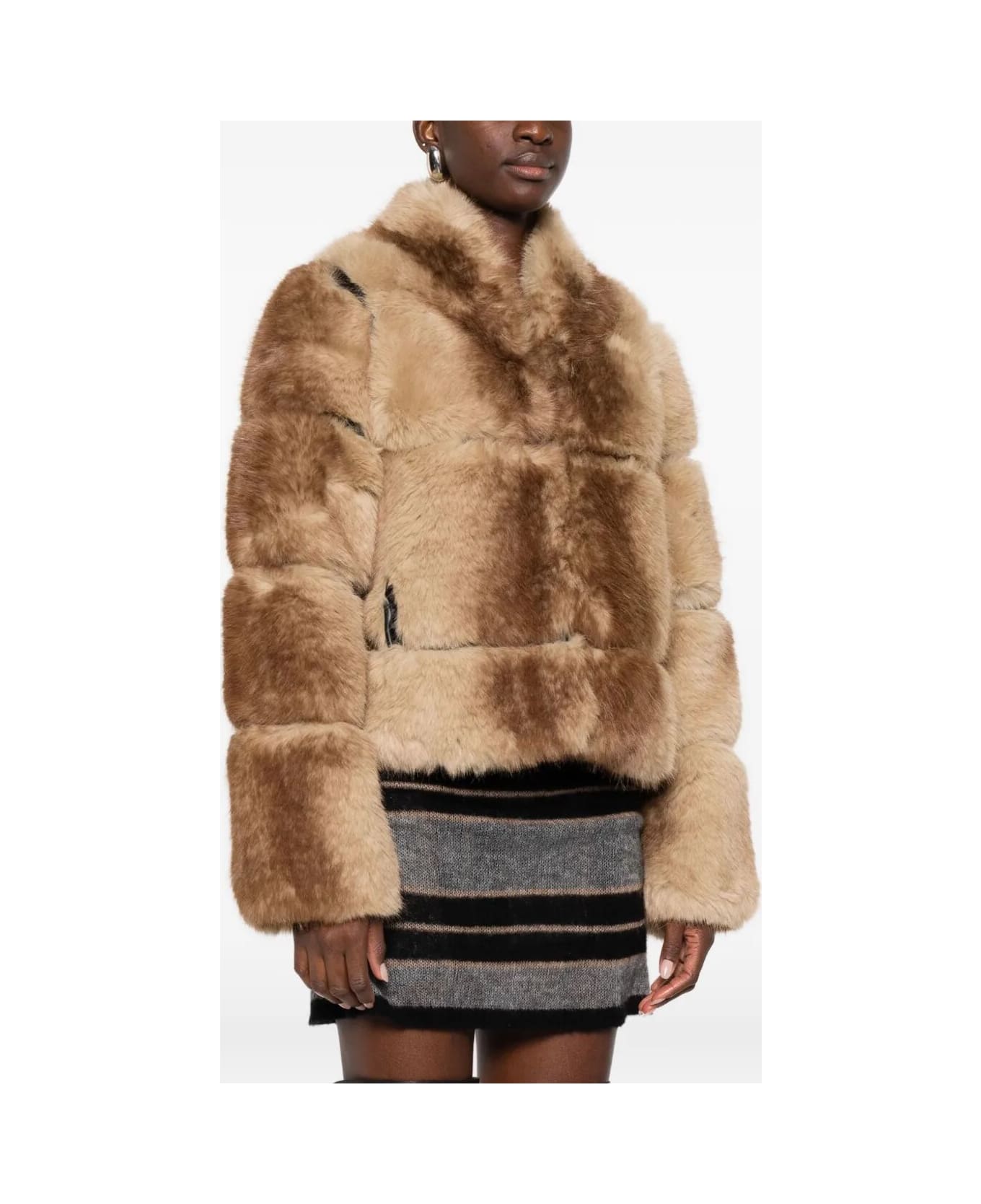 Apparis Sai Mink Coat - Blonde Mink Bmk